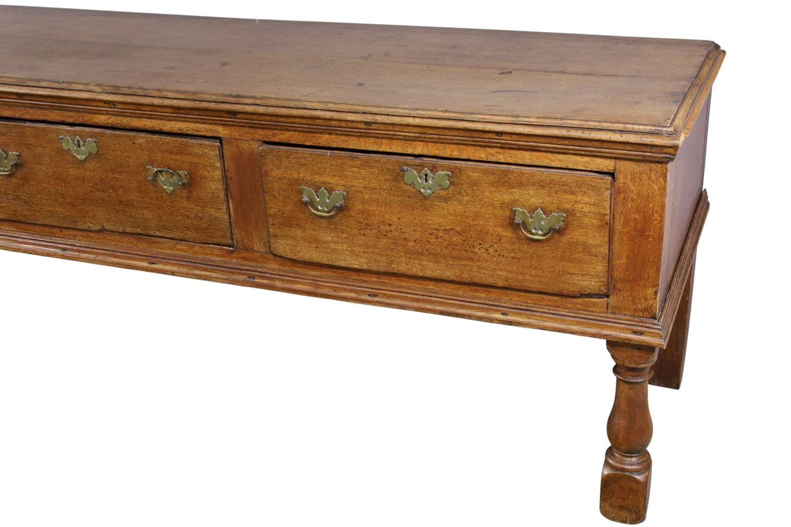 LARGE ENGLISH OAK BUFFET - 2