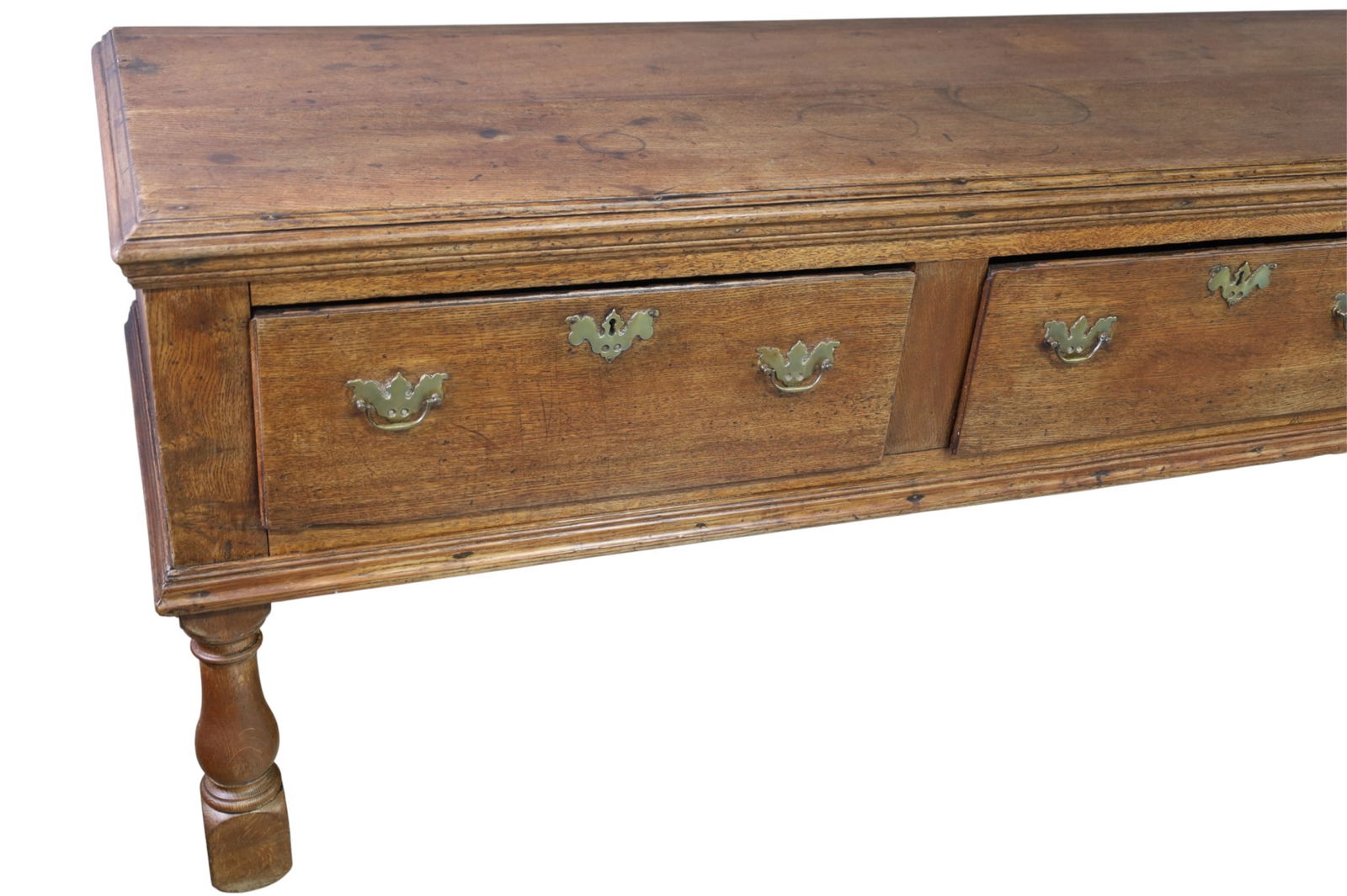 LARGE ENGLISH OAK BUFFET - 3
