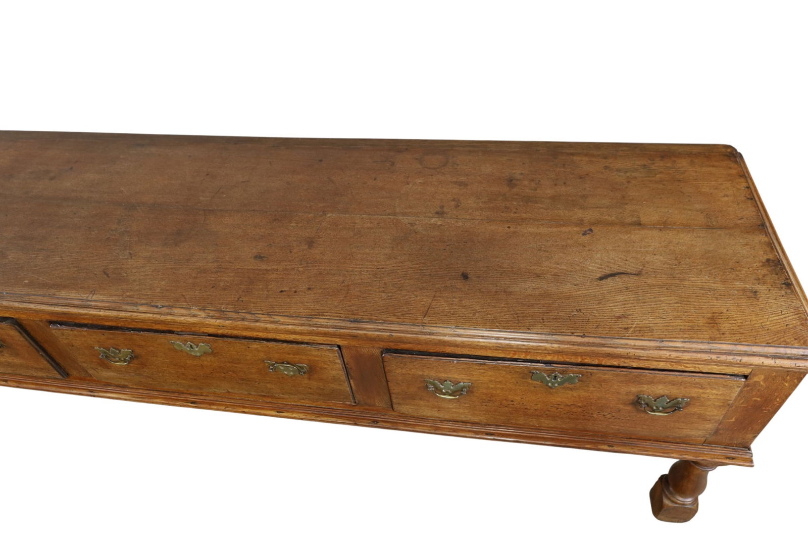 LARGE ENGLISH OAK BUFFET - 5