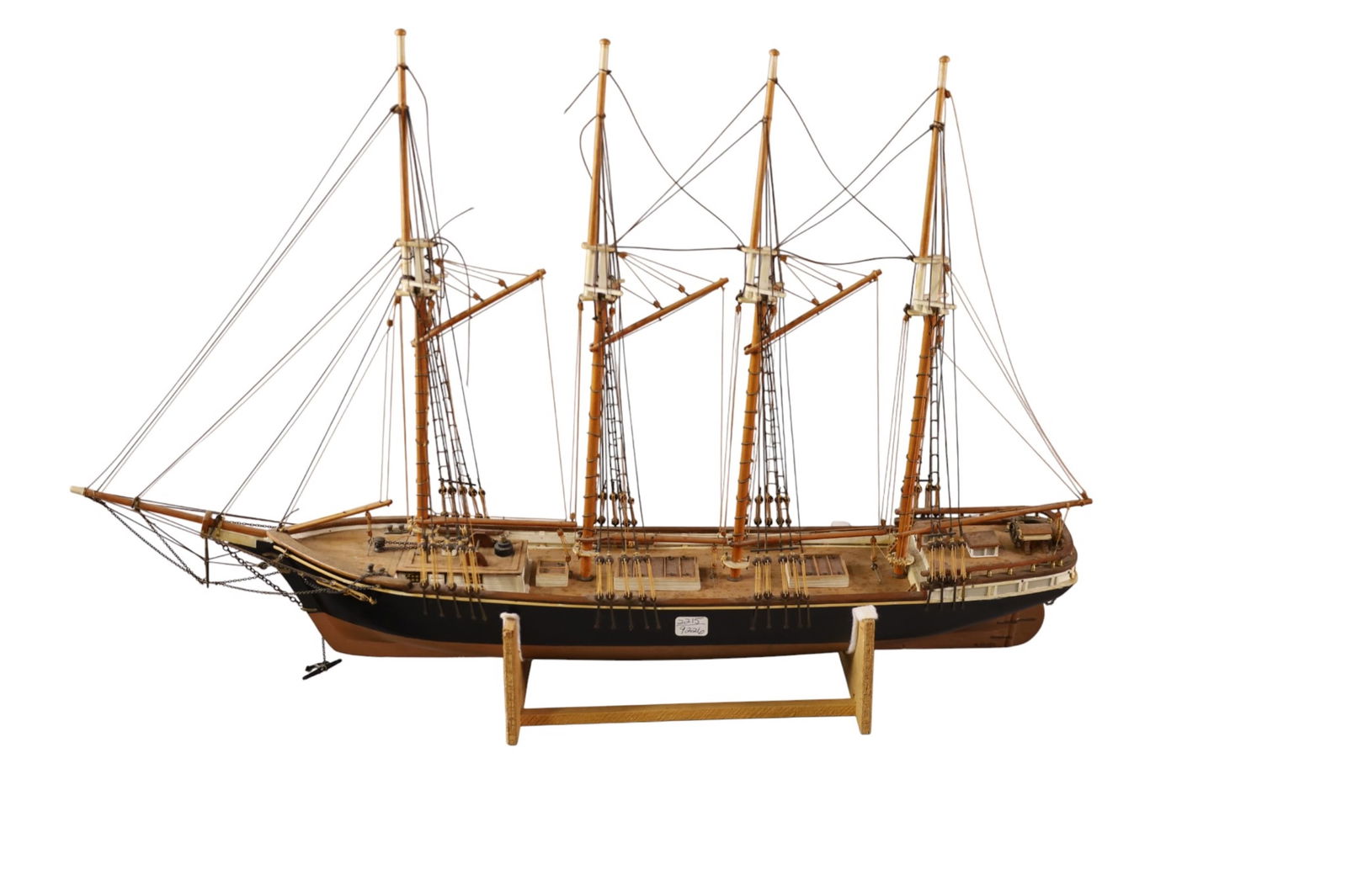 SCHOONER MODEL SHIP - 3