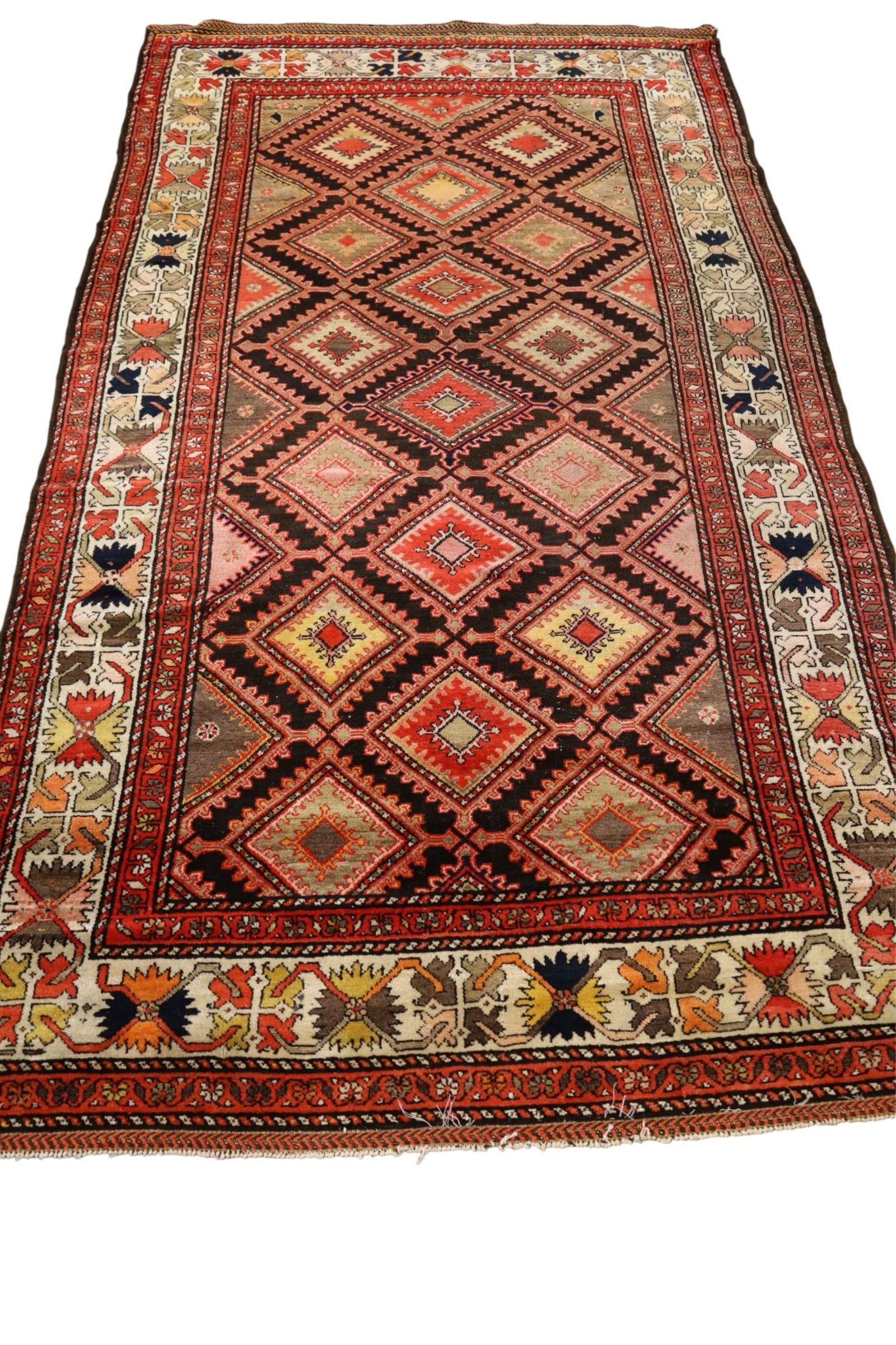 APPROX 5' 1" x 9' 3" HANDMADE WOOL RUG (1 of 4)