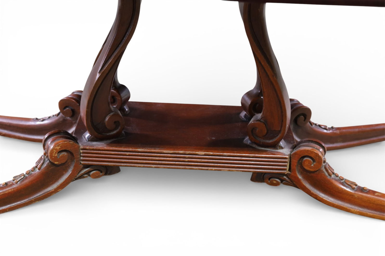 LEATHER TOP COFFEE TABLE - 2