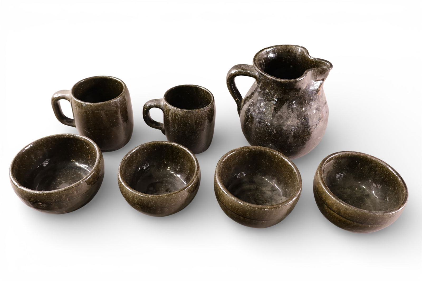 7 PCS LANIER MEADERS POTTERY (1 of 5)