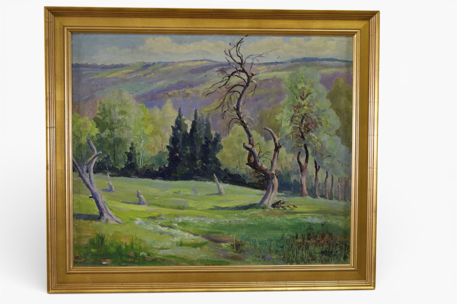 JULIUS RICHTER OIL PAINTING: OIL ON BOARD, SIGNED JULIUS RICHTER, 27 1/2" x 24"