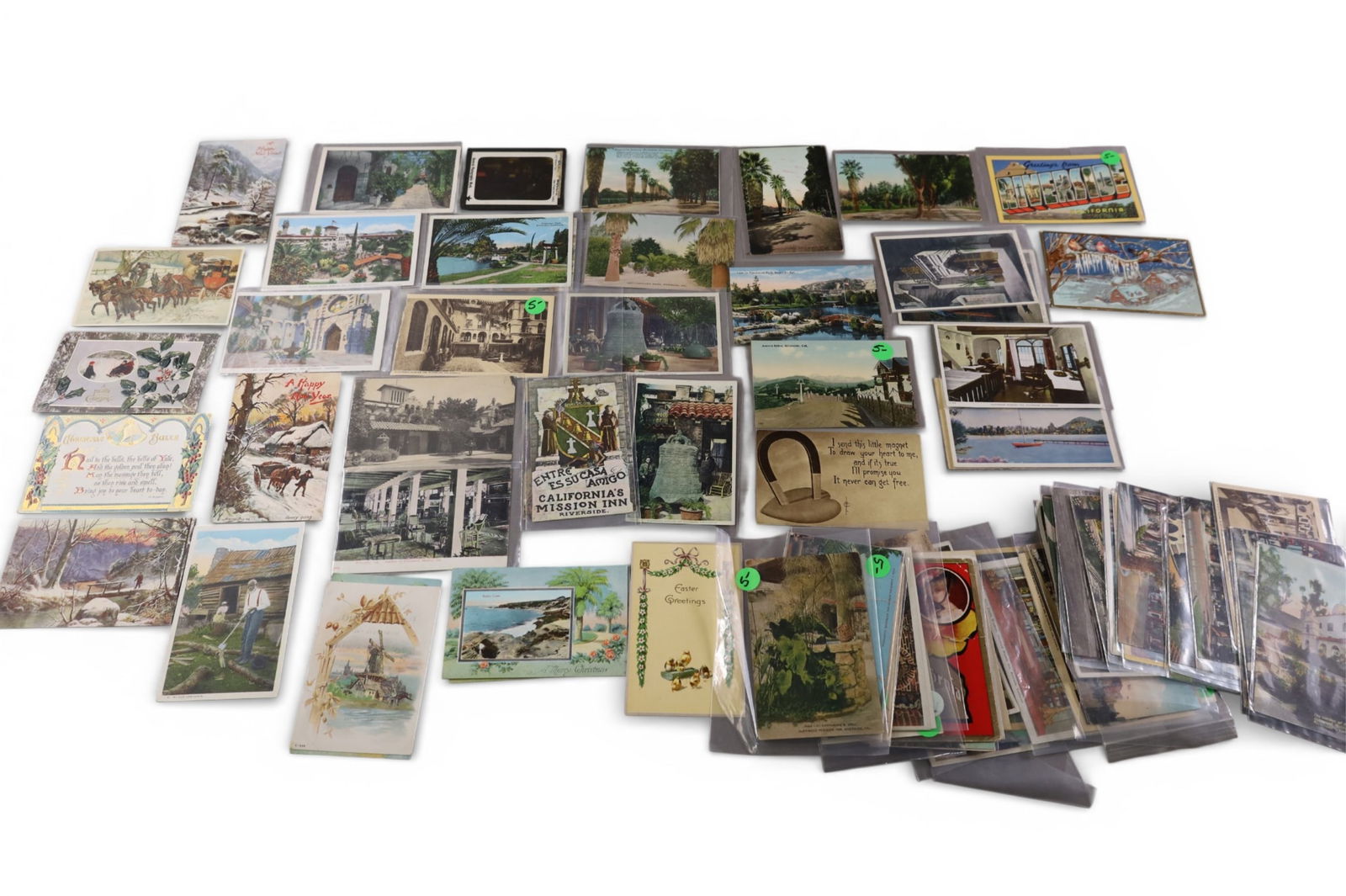 COLLECTION OF POSTCARDS: RIVERSIDE, REDLANDS, SOUTHERN CALIFORNIA.