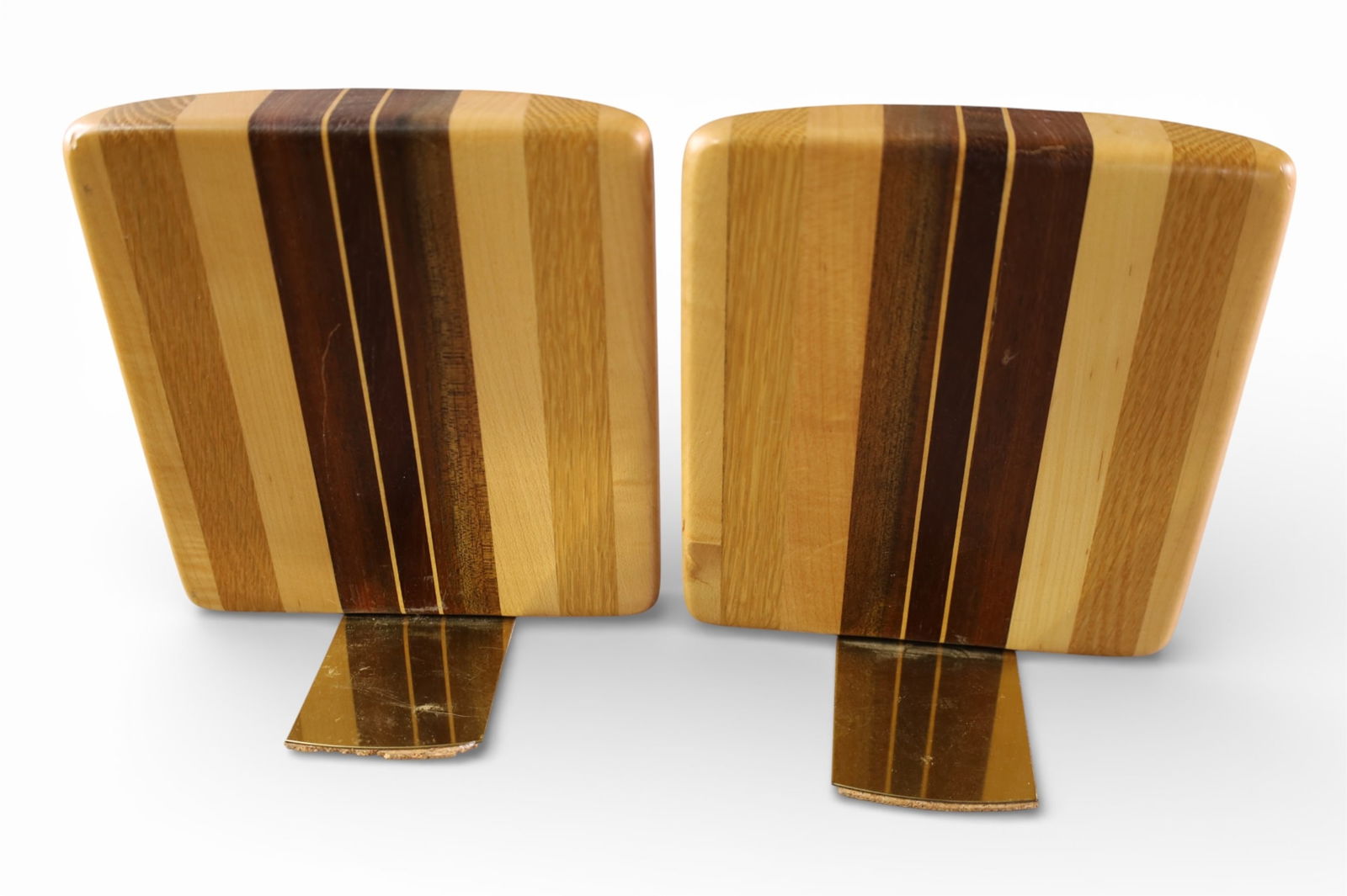 WOODEN BOOKENDS - 2