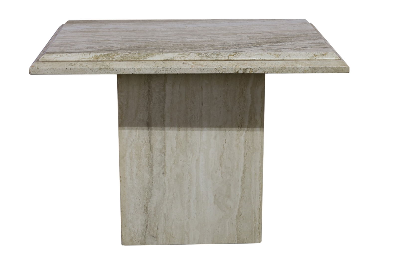 TRAVERTINE CENTER TABLE (1 of 3)