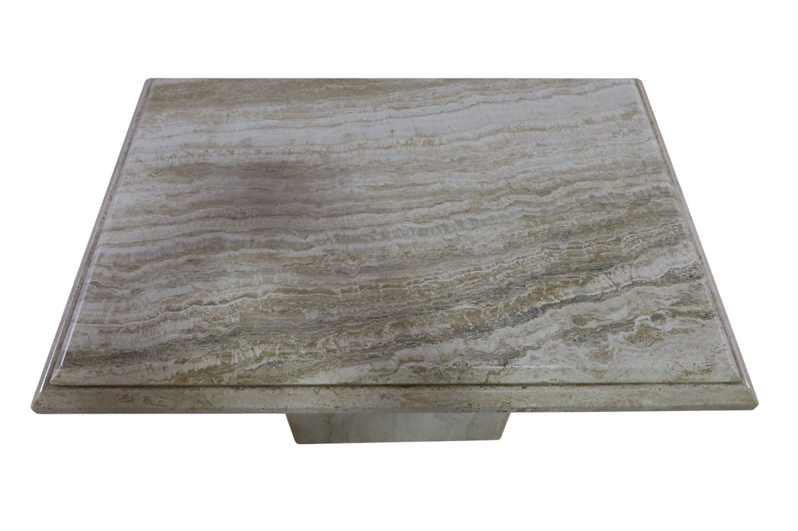 TRAVERTINE CENTER TABLE - 2