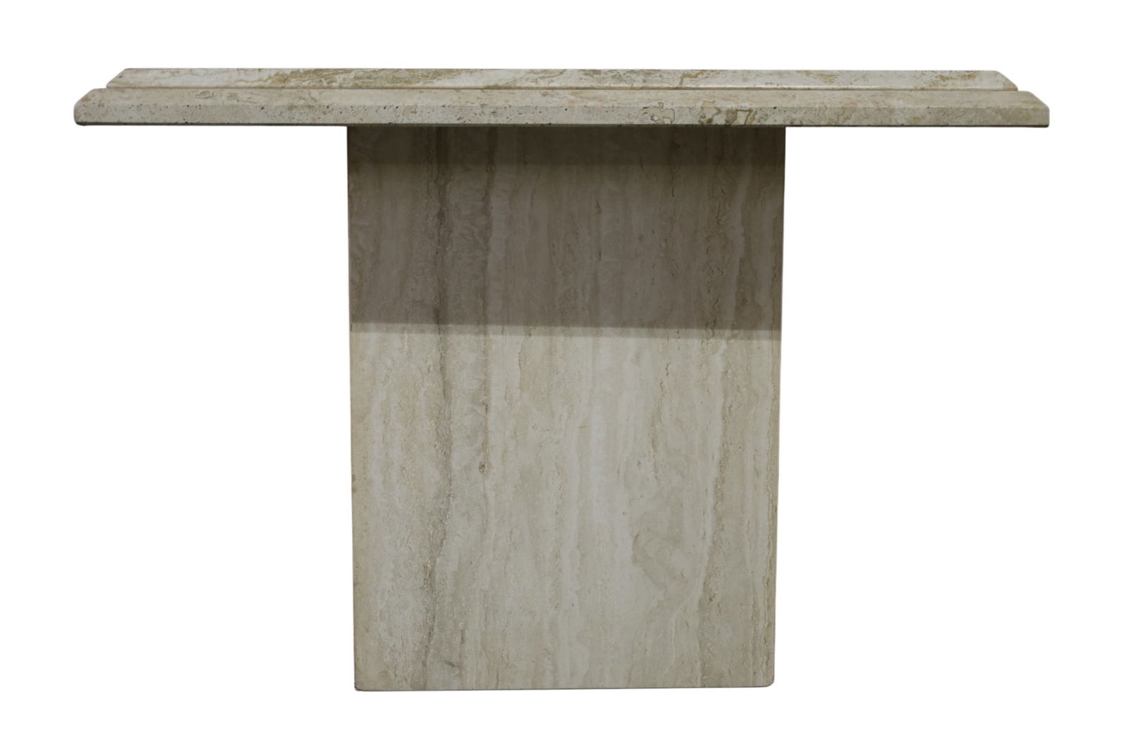 TRAVERTINE CENTER TABLE - 3