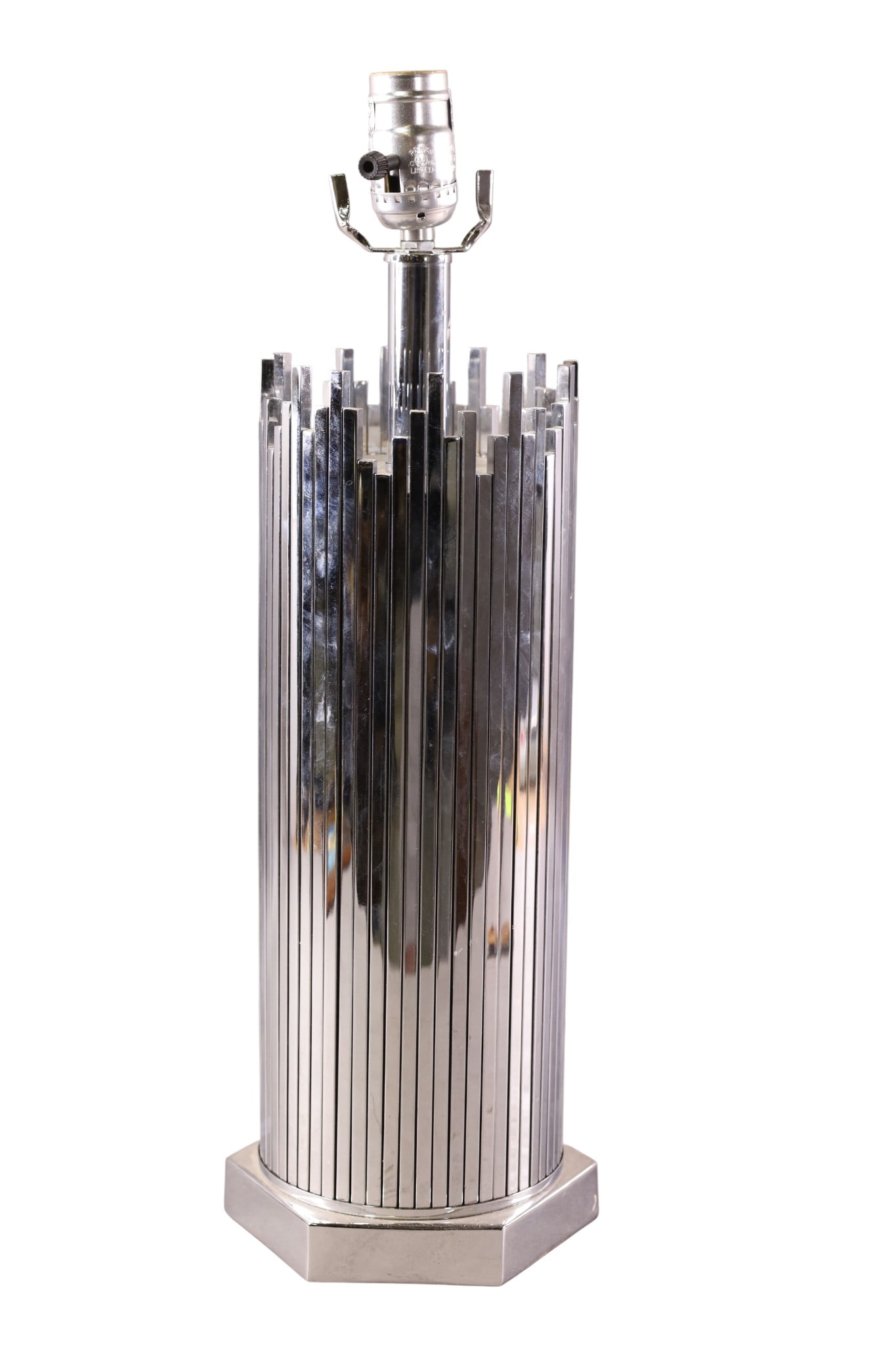 CHROME TABLE LAMP (1 of 3)