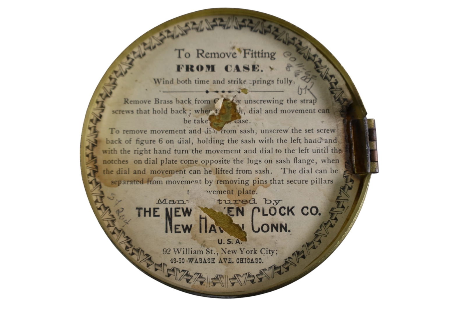 FRENCH STYLE MANTLE CLOCK - 3