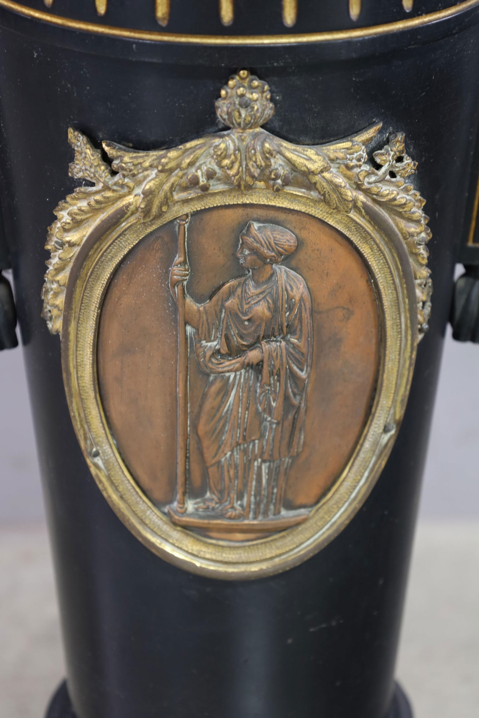 VICTORIAN EBONIZED PEDESTAL - 2