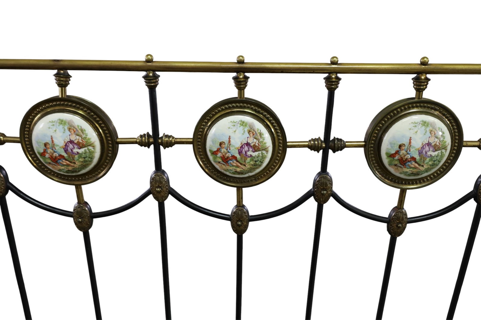 VICTORIAN IRON BED - 2