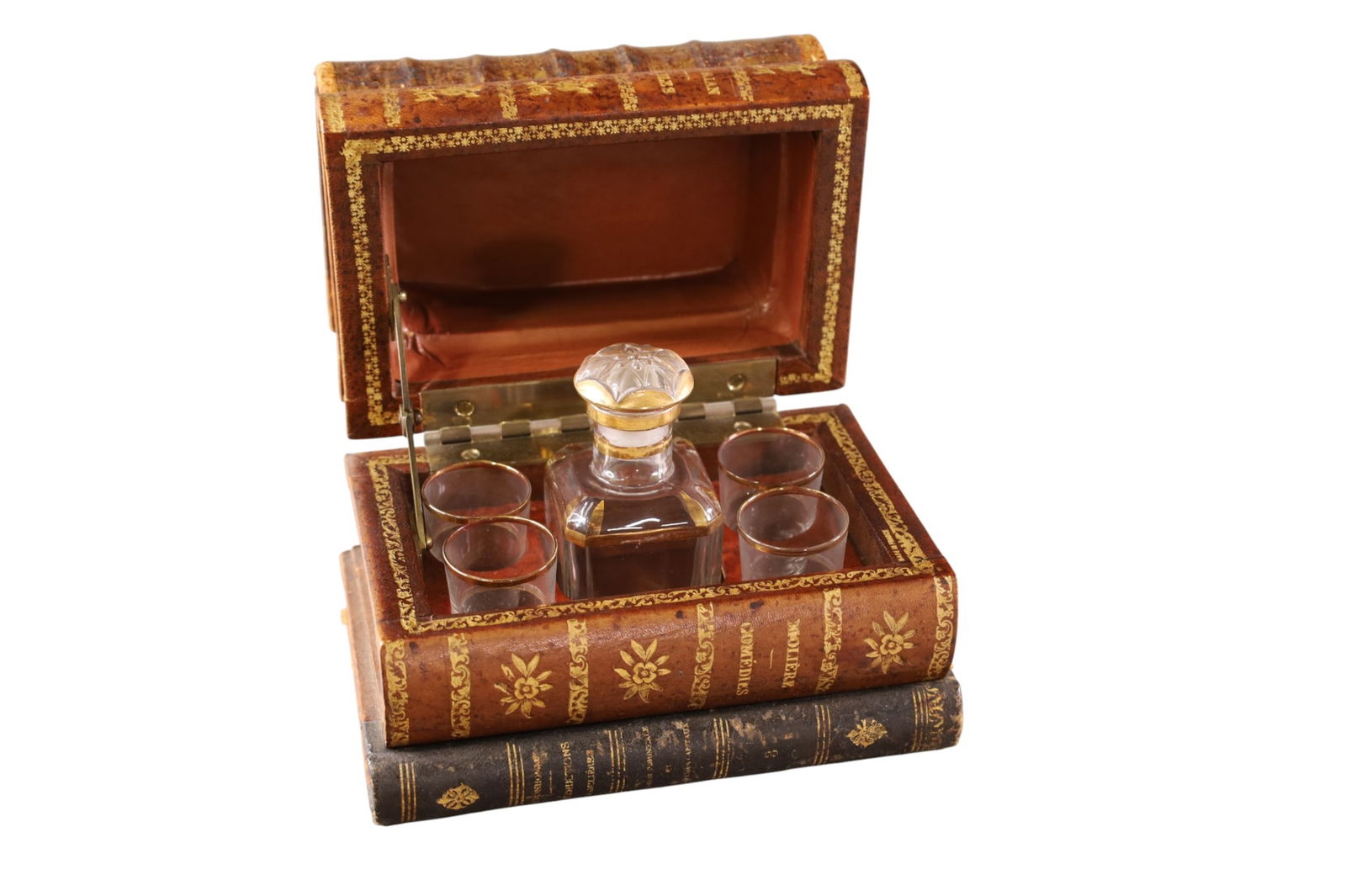 BOOK FORM LIQUOR DECANTER (1 of 3)