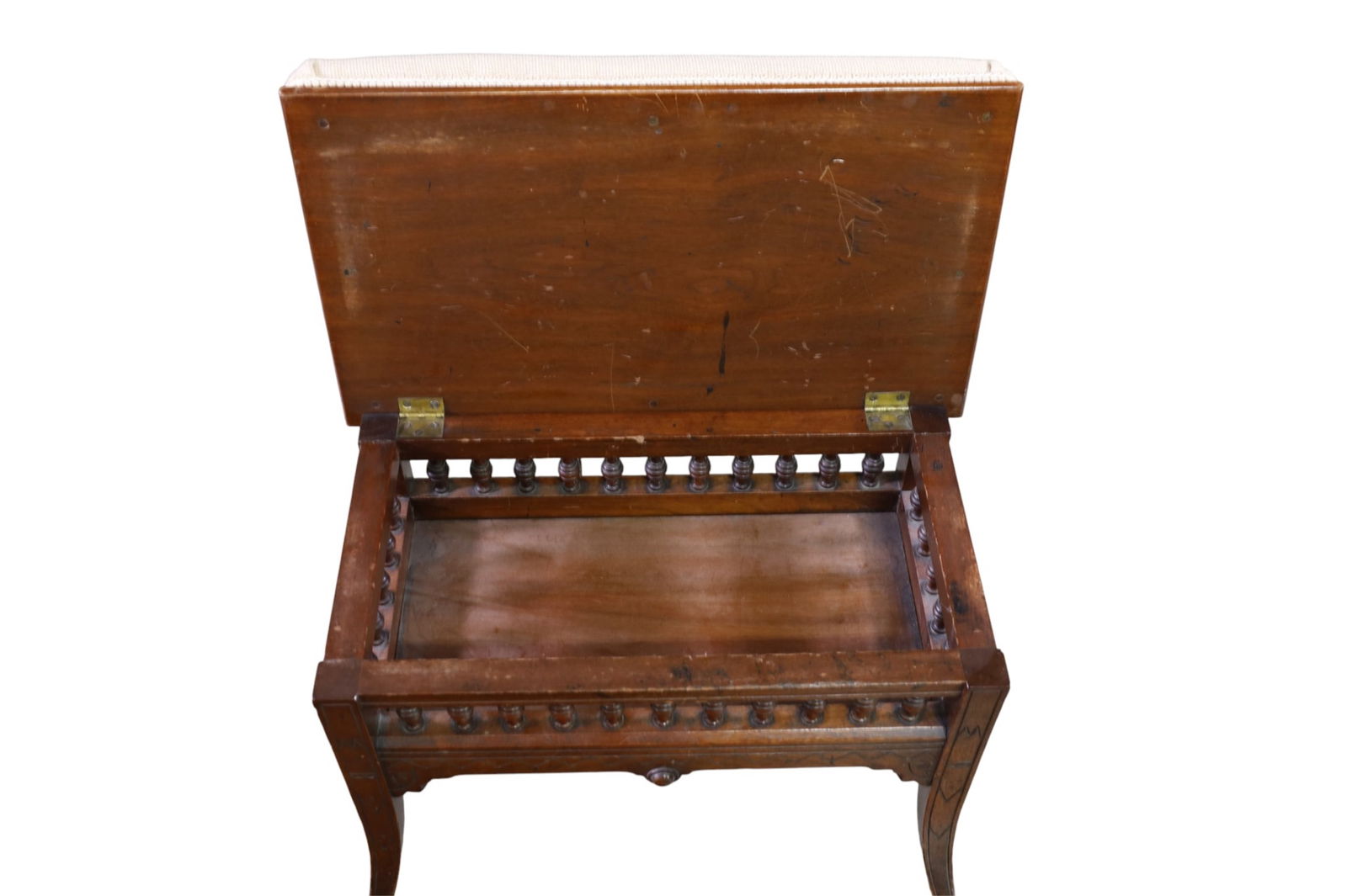 VICTORIAN NEEDLEPOINT BENCH - 3