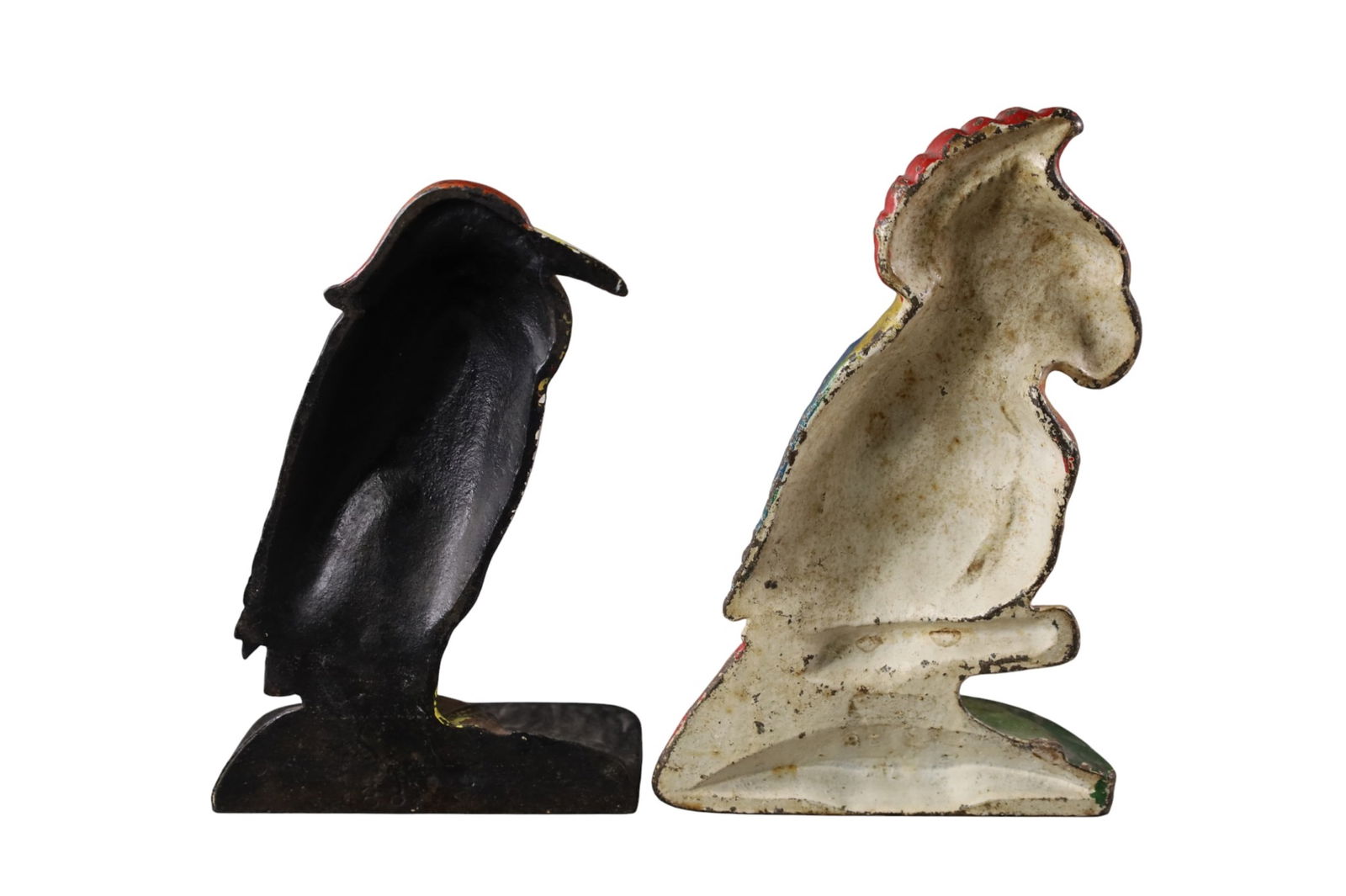 2 CAST IRON DOORSTOPS - 2