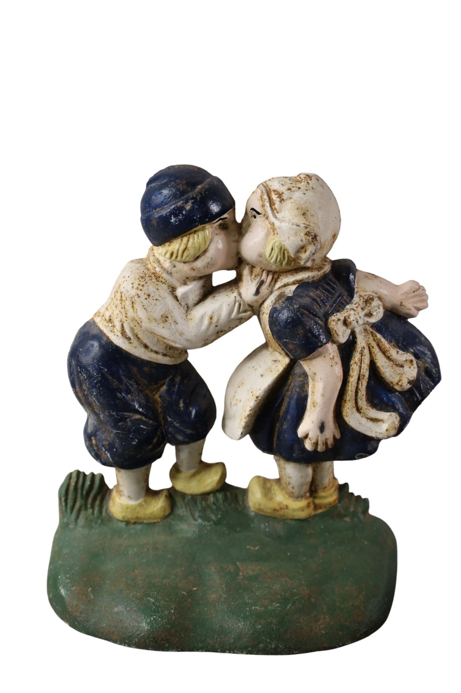 2 CAST IRON DOORSTOPS - 2