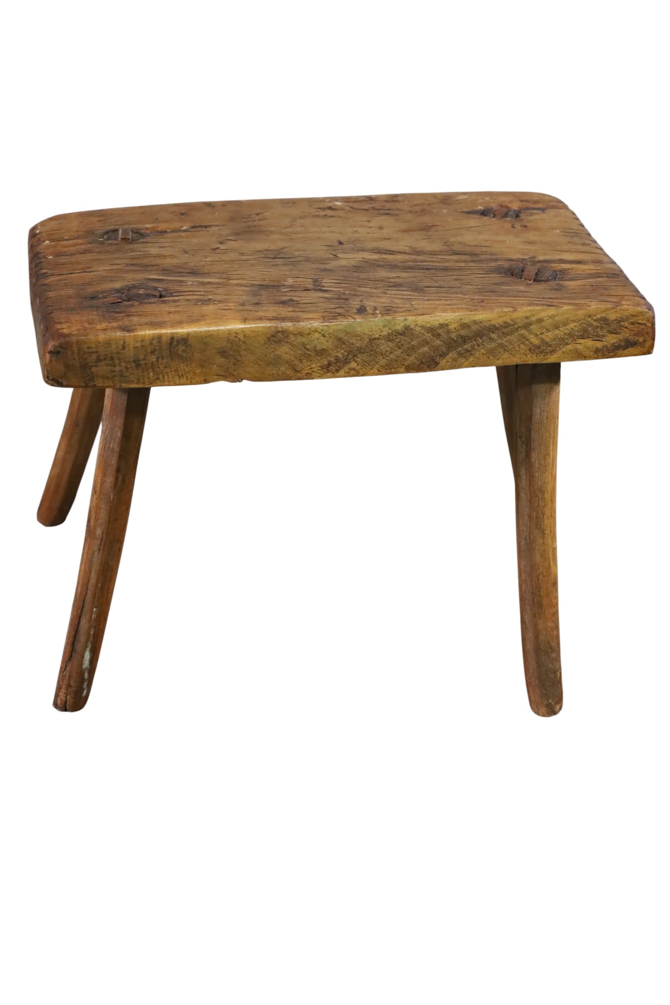 2 PRIMITIVE STOOLS - 2