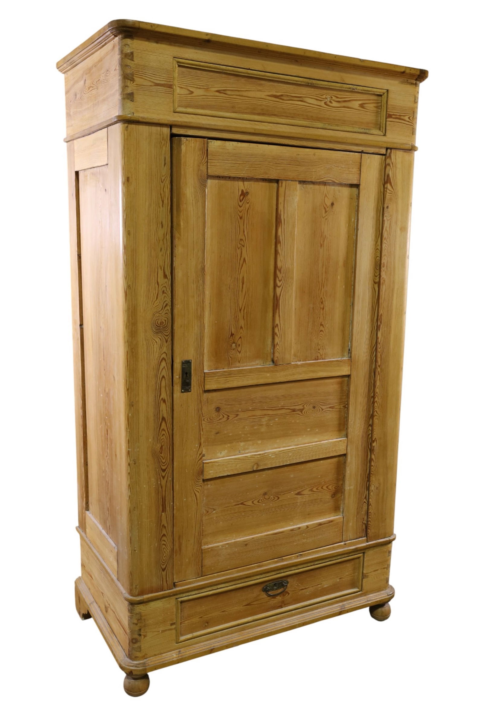 PRIMITIVE PINE ARMOIRE - 2
