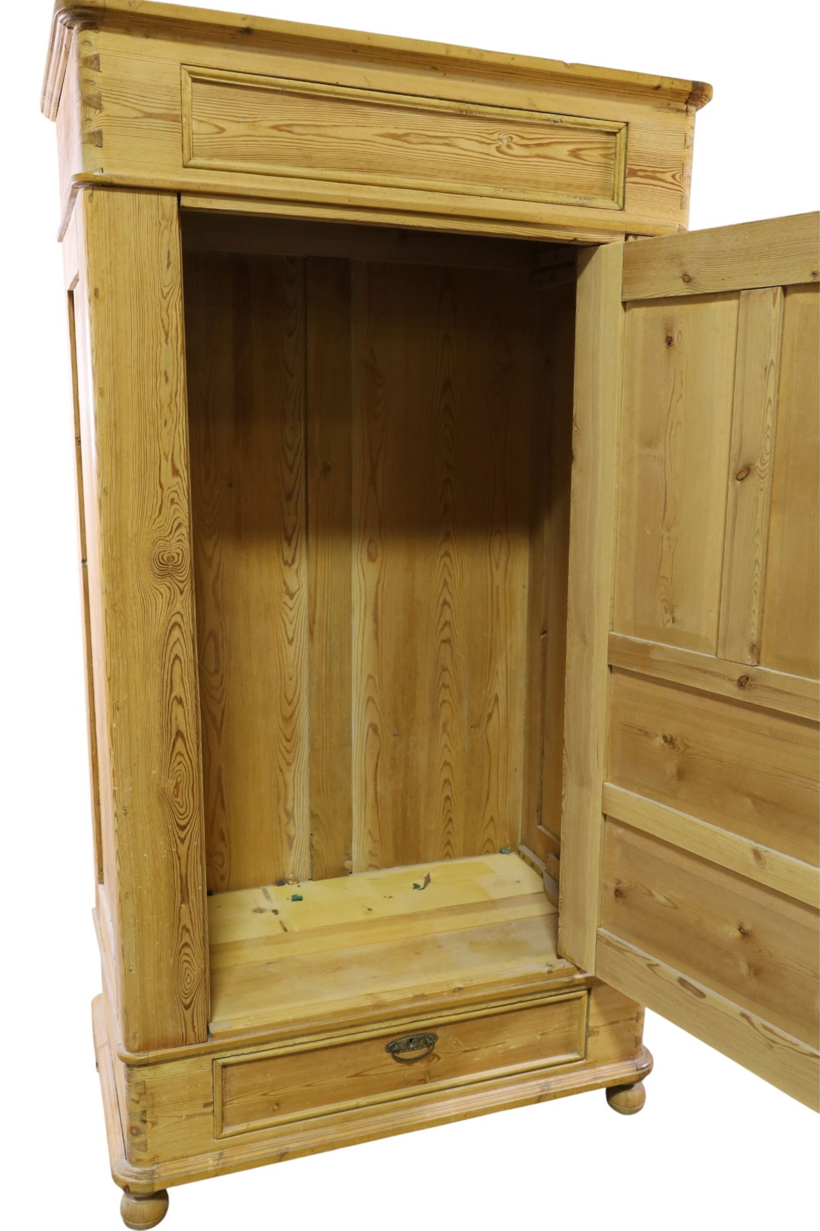 PRIMITIVE PINE ARMOIRE - 3