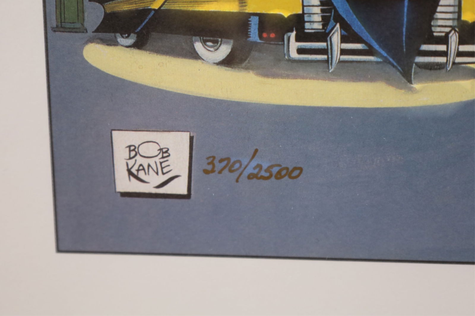 BOB KANE BATMAN LITHOGRAPH - 2