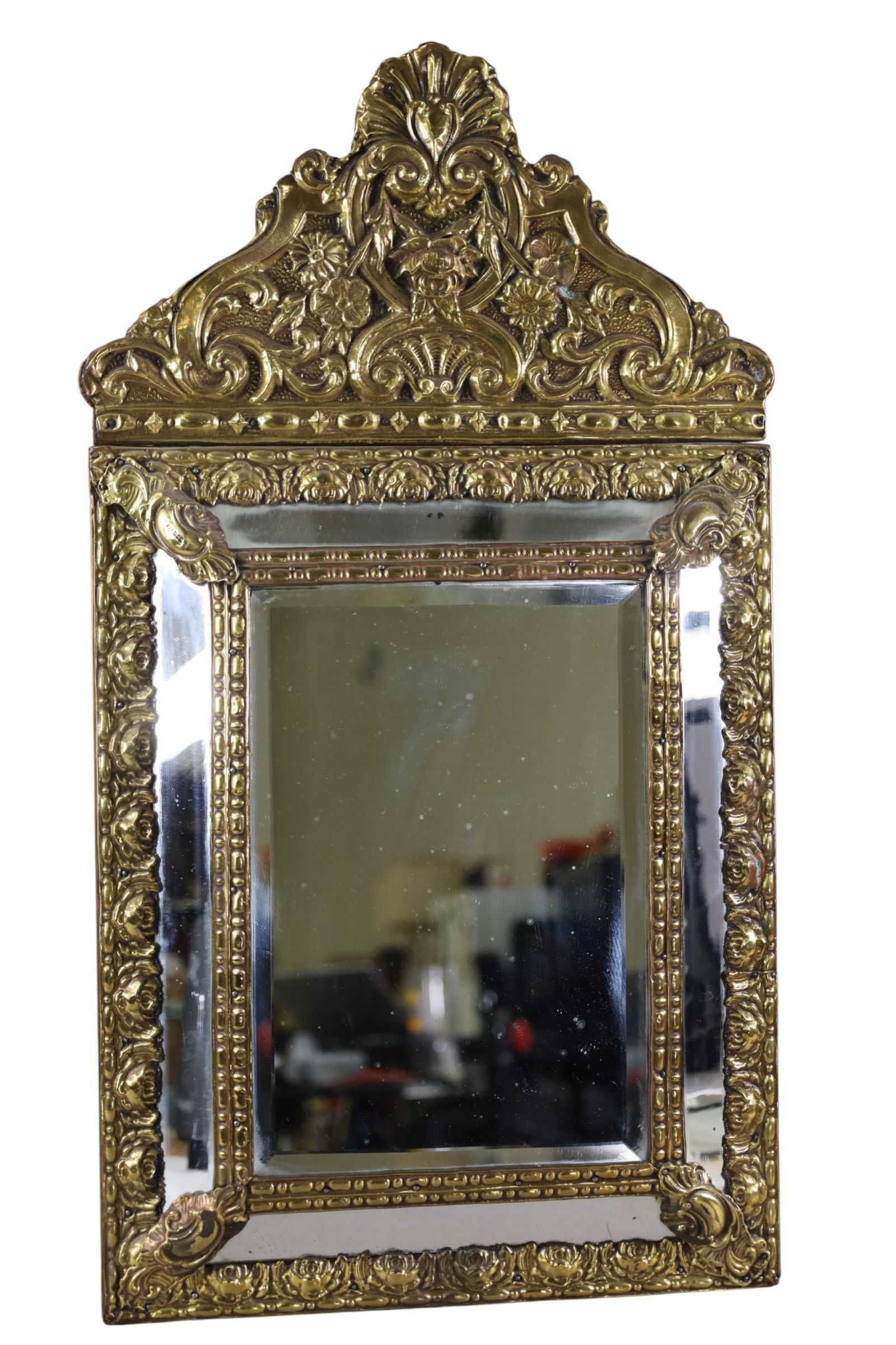 19TH CENTURY FRENCH NAPOLEON III MIRROR (1 of 4)