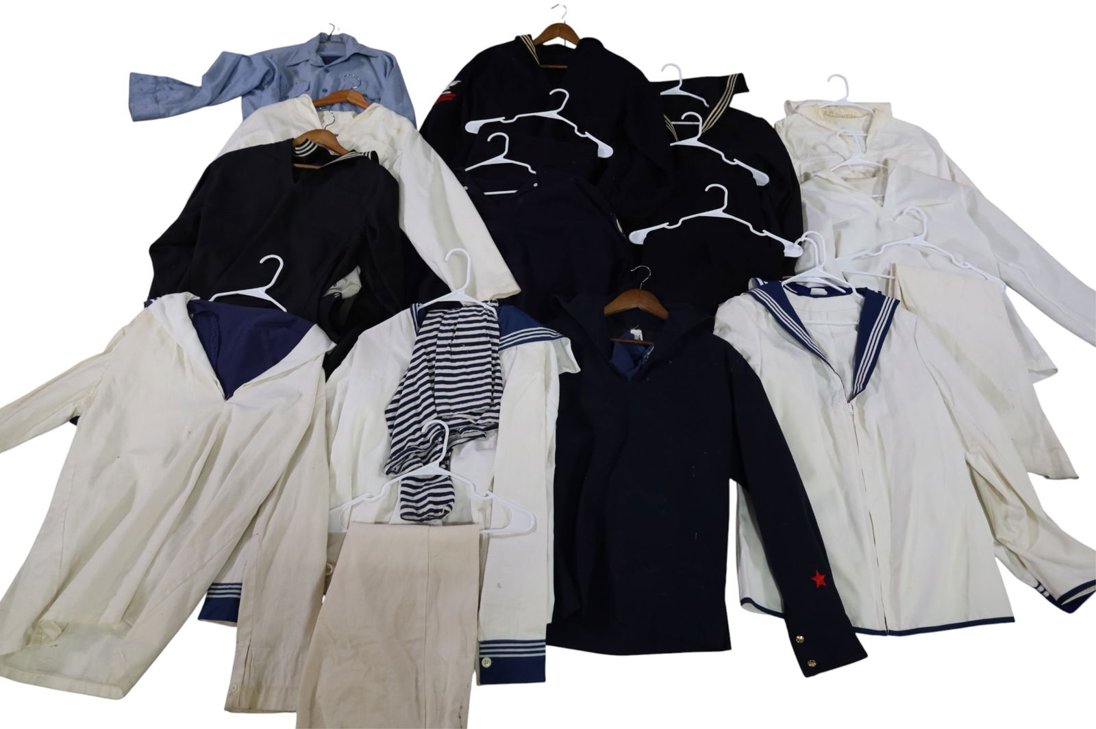 LARGE LOT OF U.S. NAVY UNIFORMS (1 of 5)
