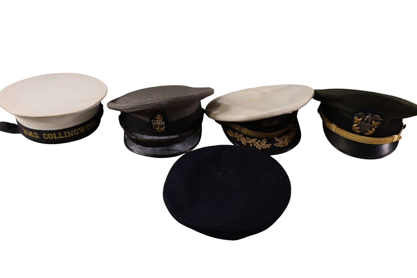 LOT OF 5 MILITARY HATS (1 of 7)