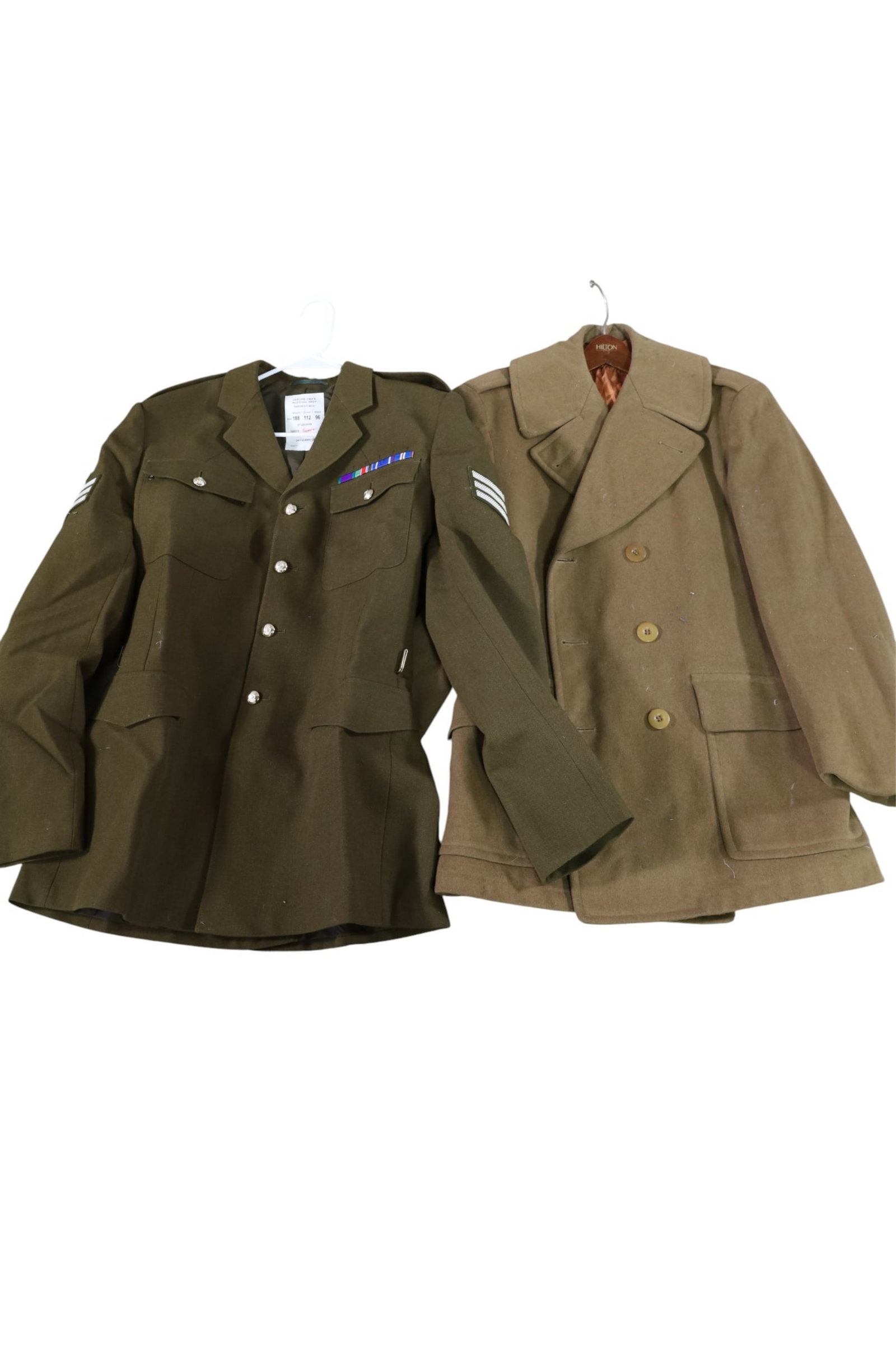 2 U.S. ARMY JACKETS: NUMBER 2 DRESS ARMY JACKET