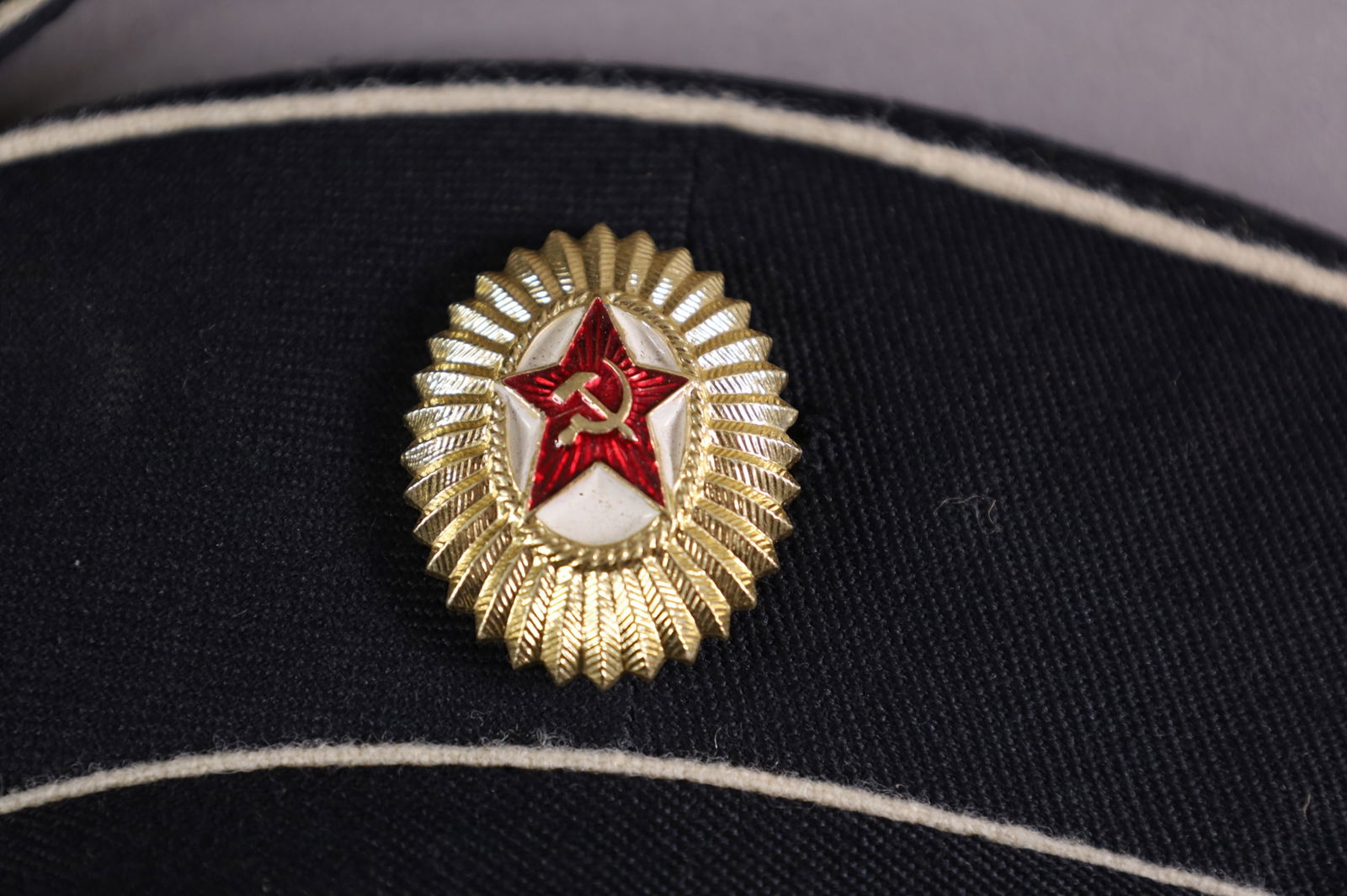 5 SOVIET NAVY SEAMENS CAPS - 3