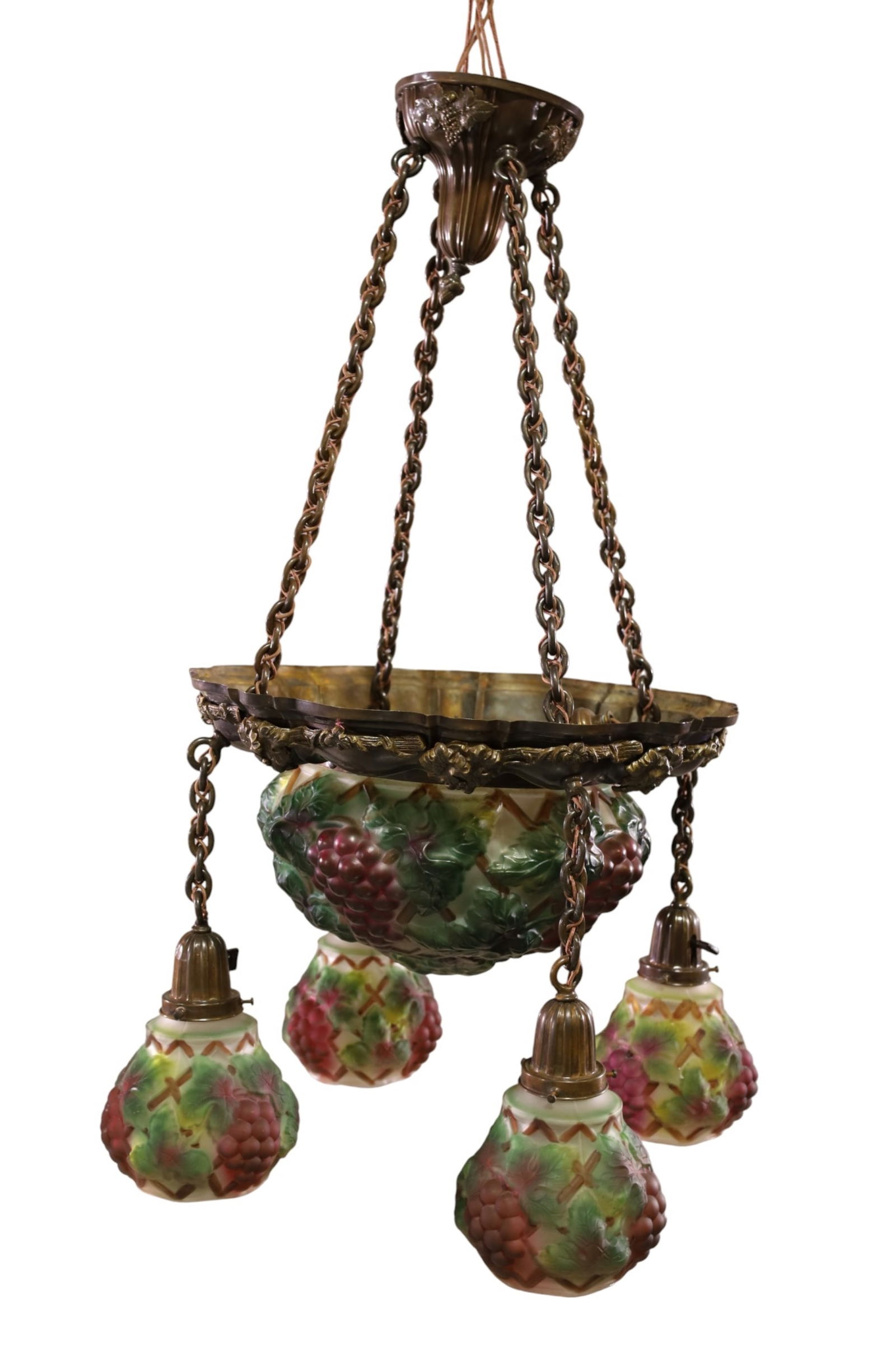 GRAPE PUFFY STYLE CHANDELIER (1 of 9)