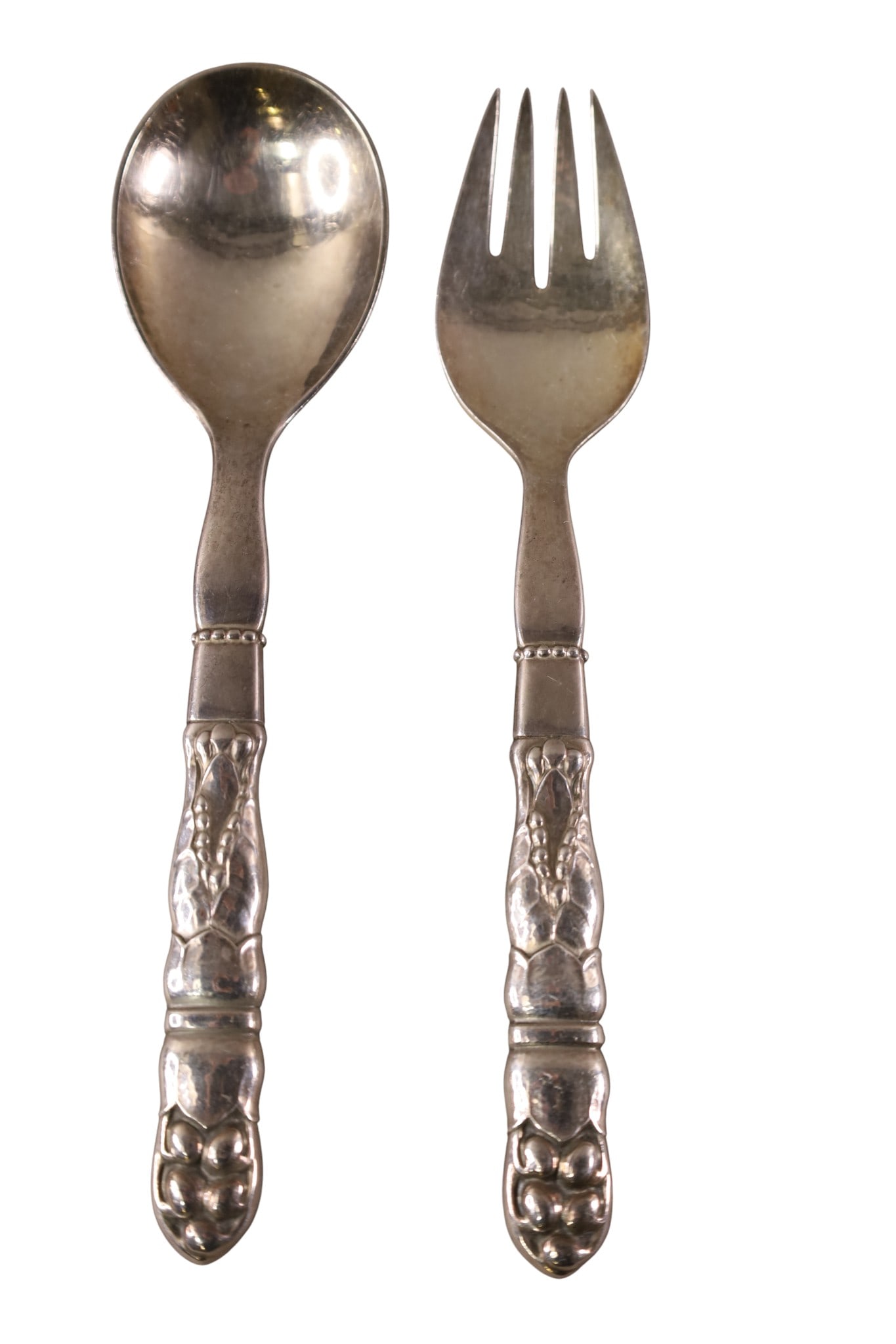 GEORG JENSEN 2 PC SALAD SET (1 of 4)