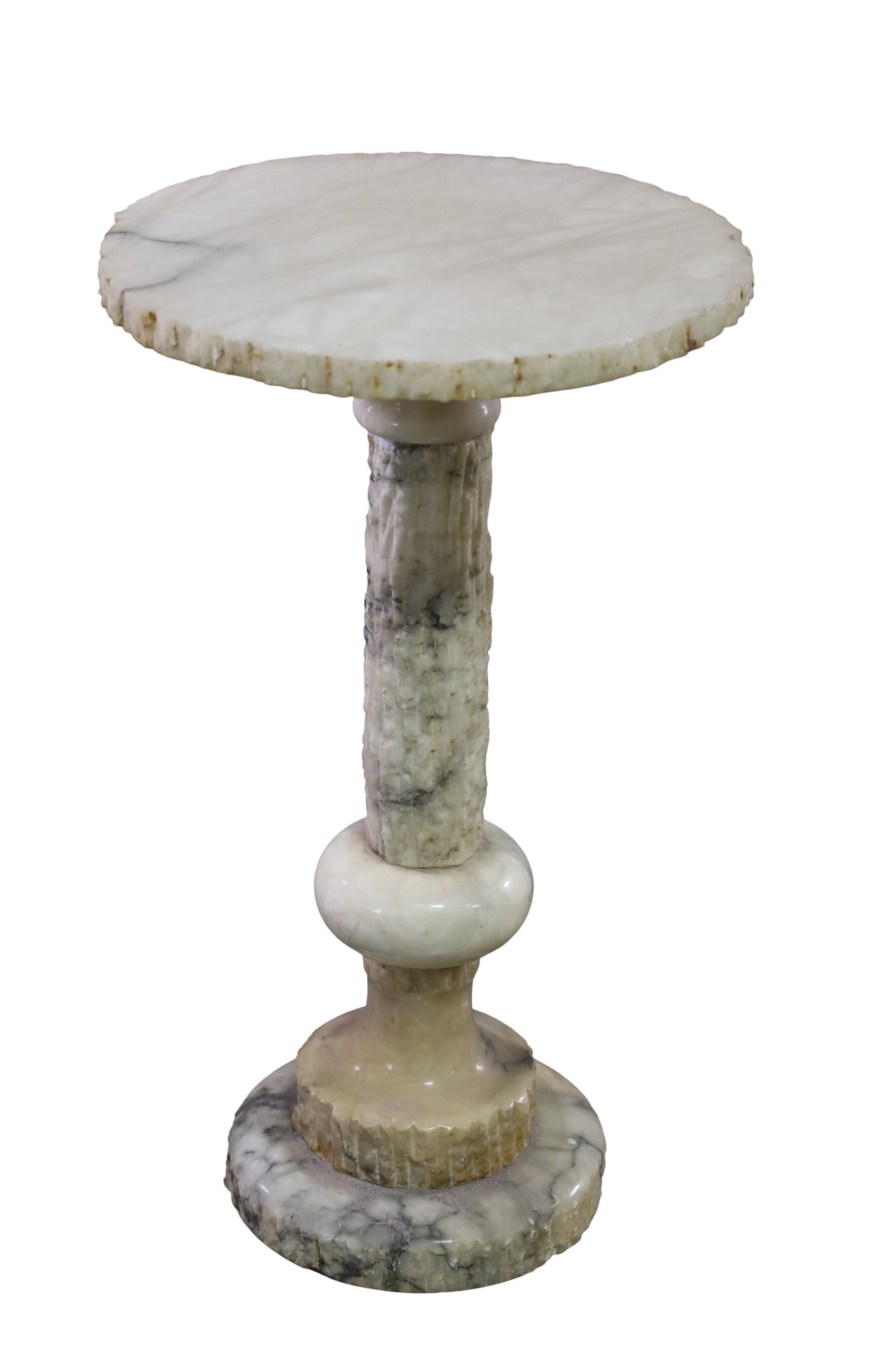 MARBLE END TABLE (1 of 2)