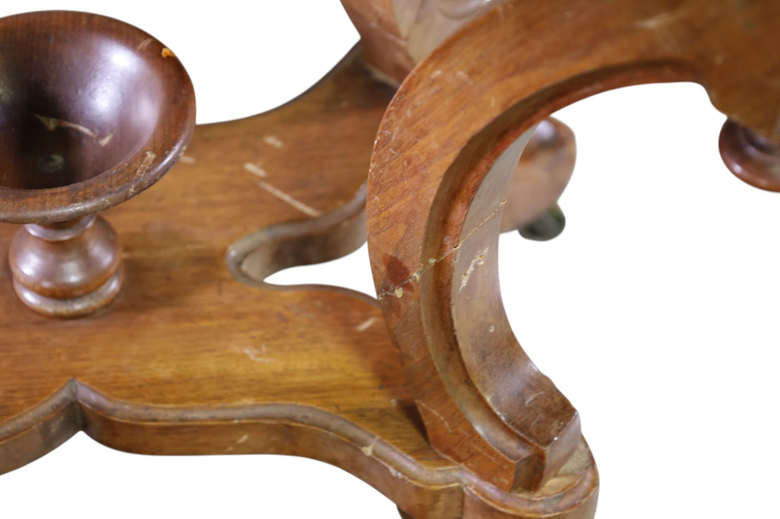 VICTORIAN MARBLE TOP PARLOR TABLE - 2