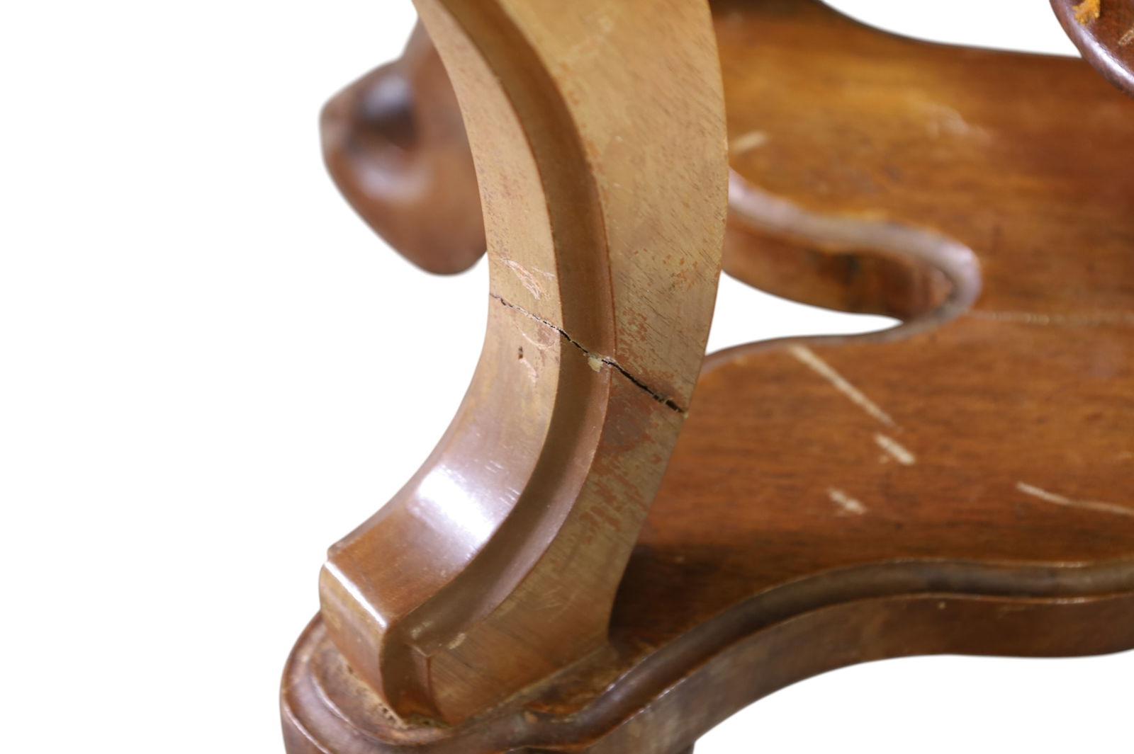 VICTORIAN MARBLE TOP PARLOR TABLE - 4