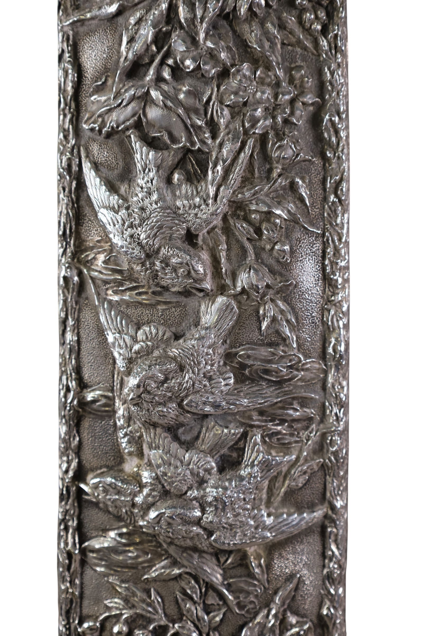 RUSSIAN SILVER REPOUSSE MIRROR - 4
