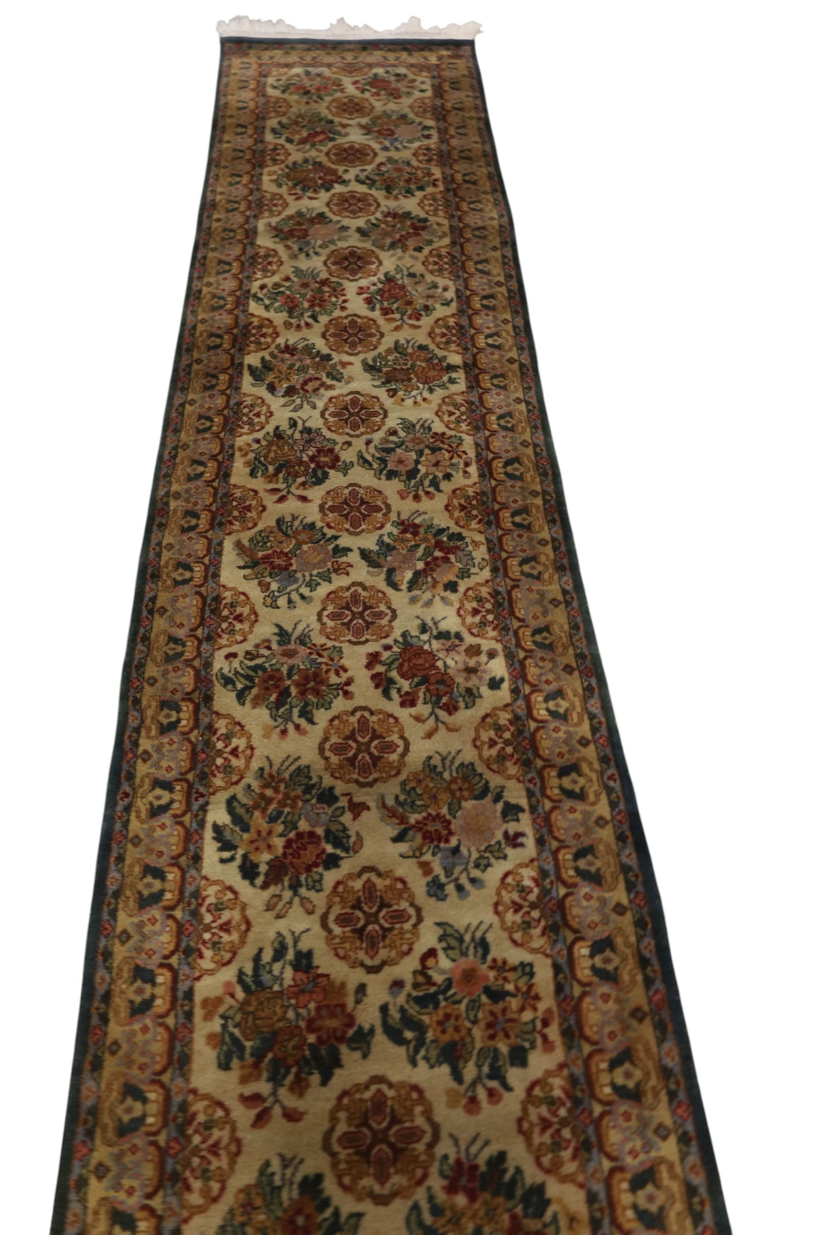 APPROX 2' 6" x 14' 6" HANDMADE WOOL RUNNER - 3