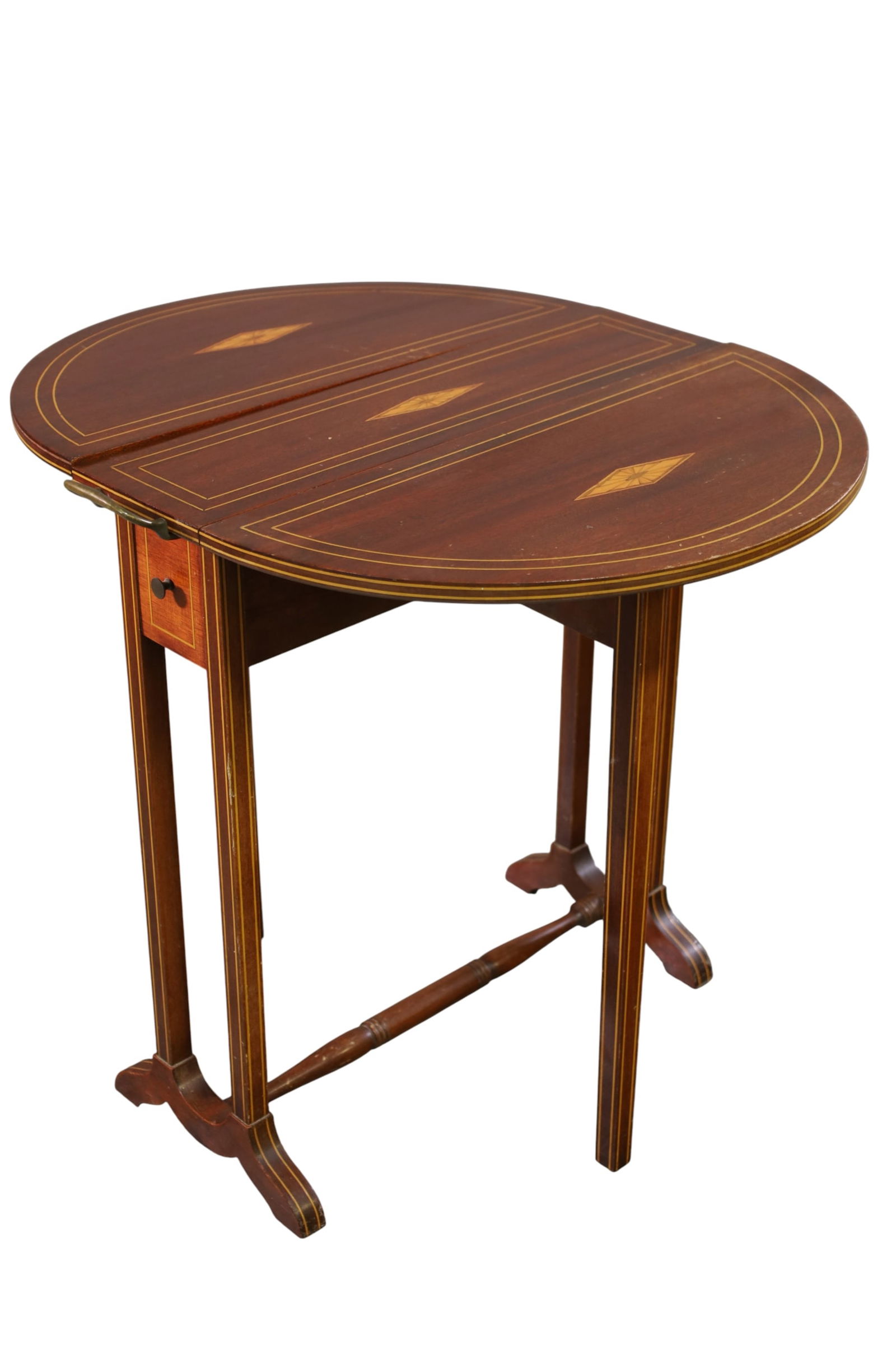 NARROW INLAID SIDE TABLE - 2