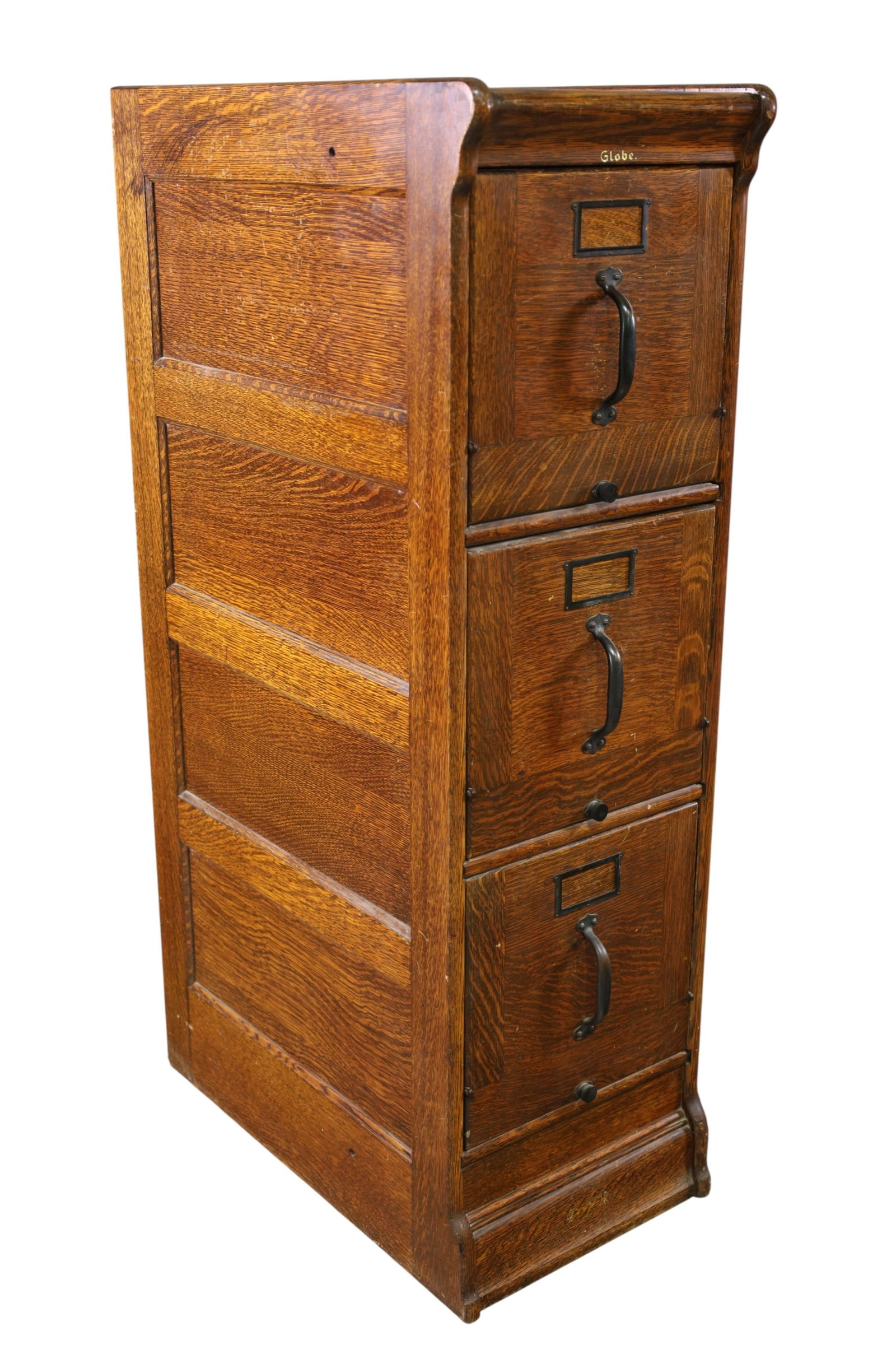AMERICAN OAK FILE CABINET (1 of 4)