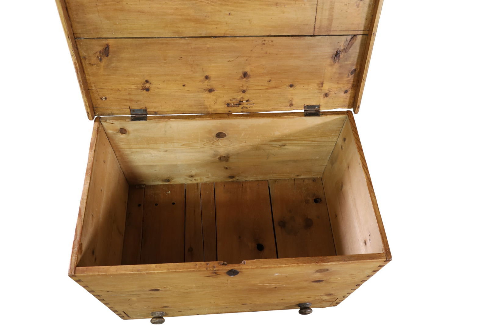 PRIMITIVE PINE BLANKET CHEST - 3