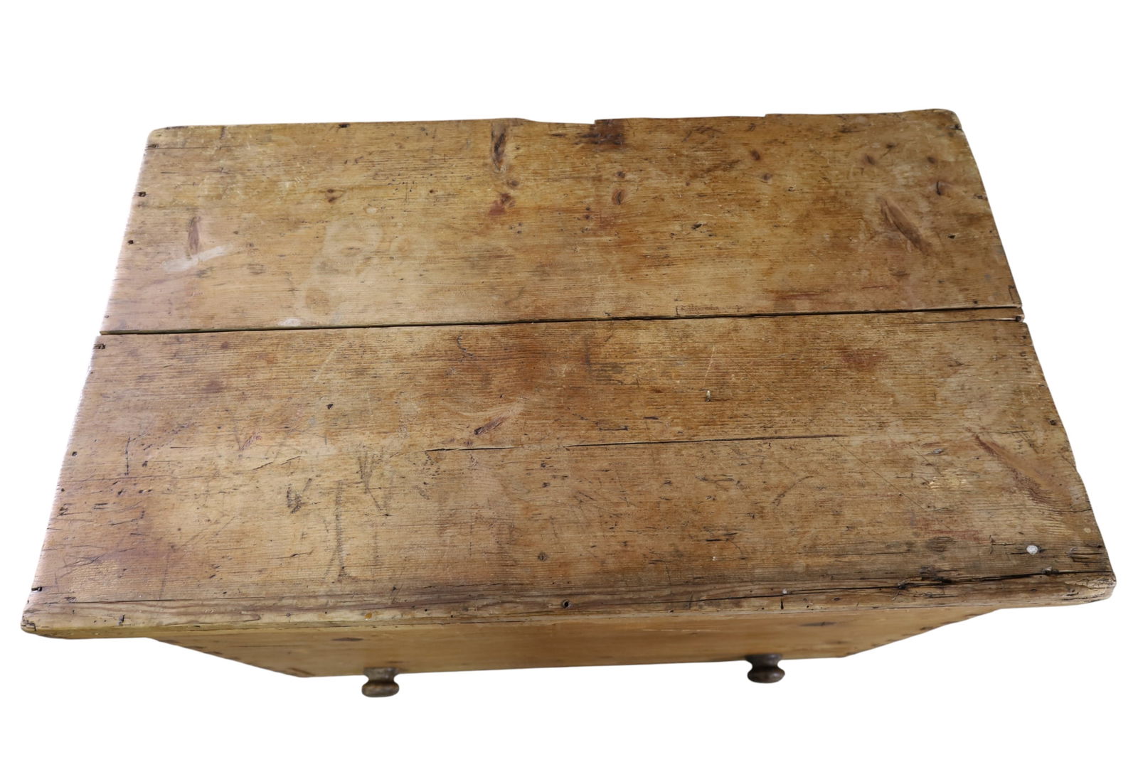 PRIMITIVE PINE BLANKET CHEST - 4