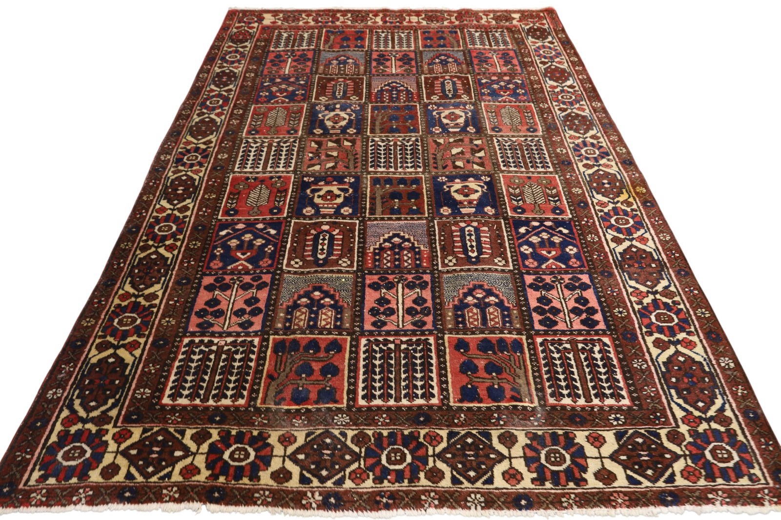 APPROX 12' x 6' 9" HANDMADE WOOL RUG (1 of 4)