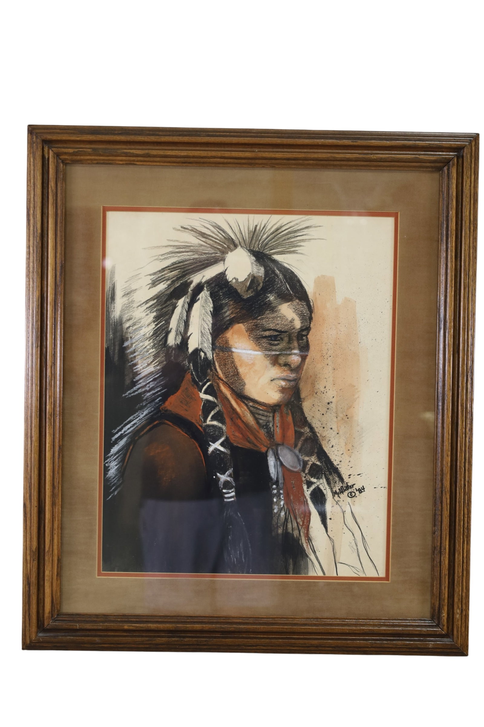 PAT MCALLISTER NATIVE AMERICAN PORTRAIT (1 of 2)