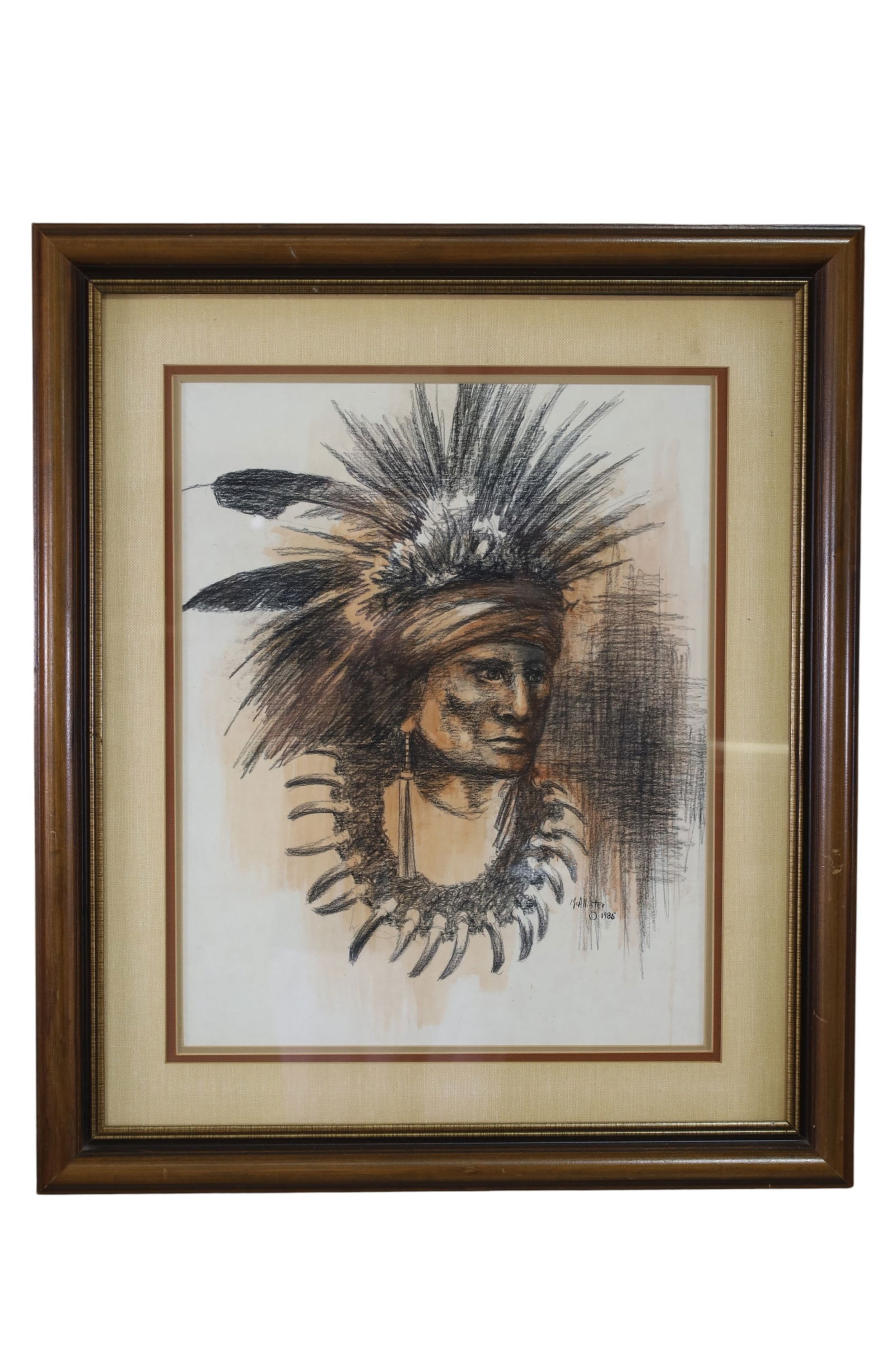 PAT MCALLISTER NATIVE AMERICAN PORTRAIT (1 of 2)
