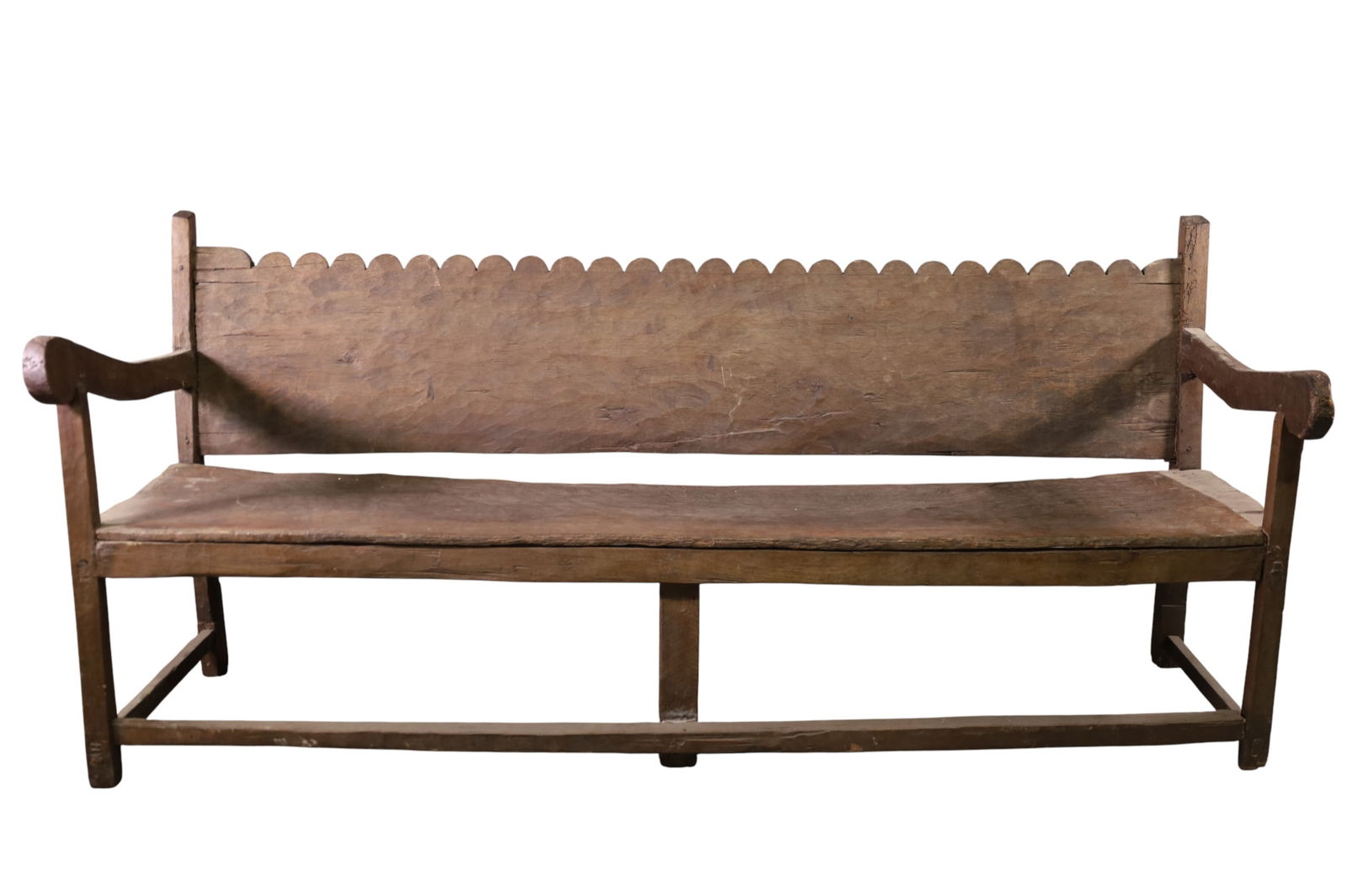 LARGE ANTIQUE MEXICAN BENCH (1 of 2)