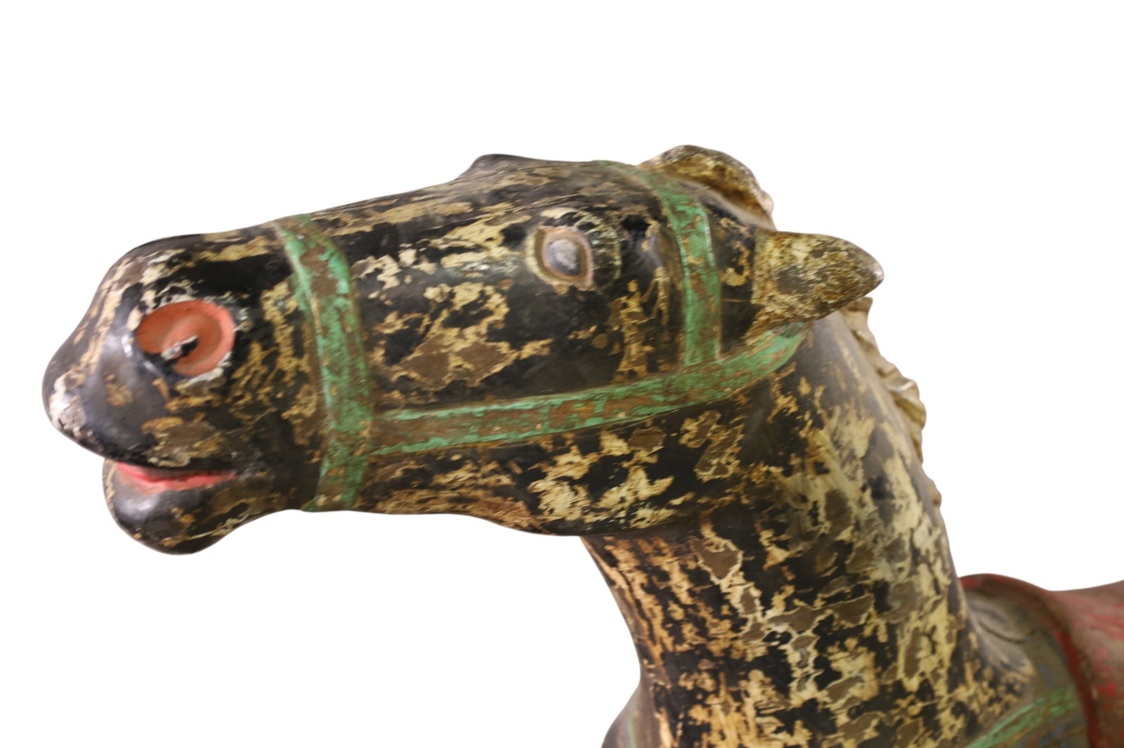 WOODEN CAROUSEL HORSE - 2