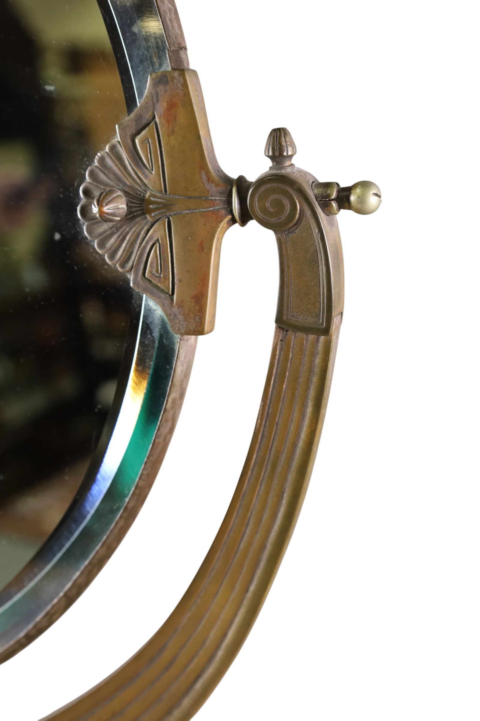 GERMAN JUGENDSTIL GRAND TABLE MIRROR - 4