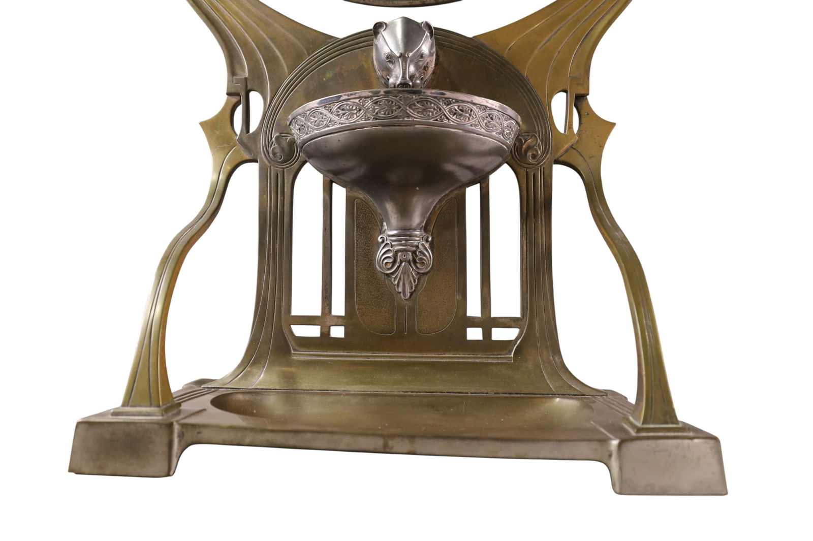 GERMAN JUGENDSTIL GRAND TABLE MIRROR - 5