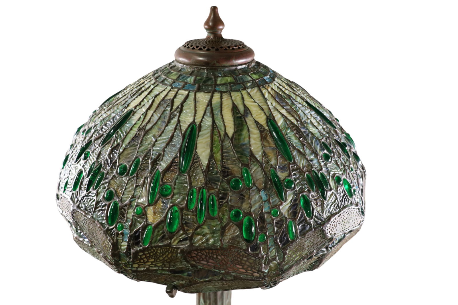 LARGE LEADED DRAGONFLY TABLE LAMP - 3