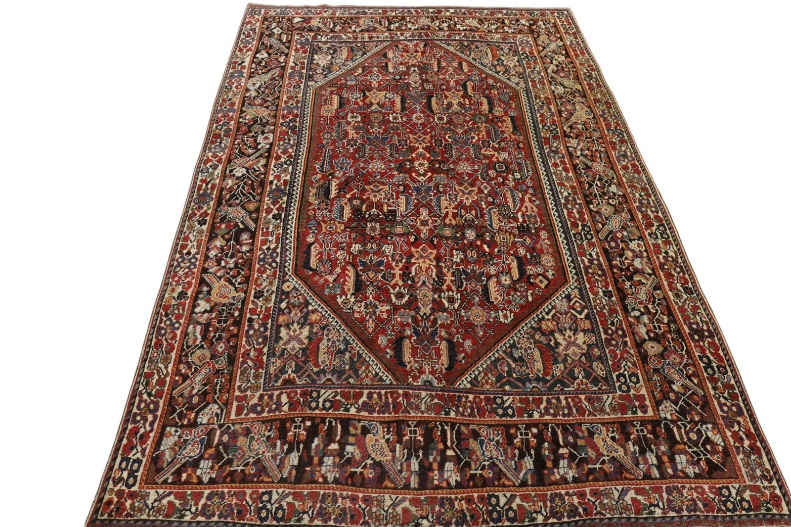 APPROX 7' 10" x 5' HANDMADE PERSIAN WOOL RUG (1 of 5)